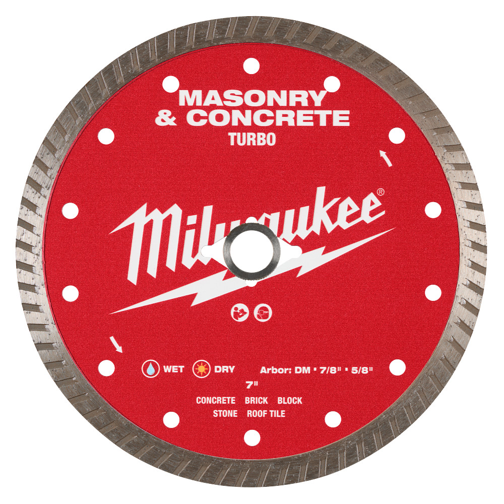 7" Turbo Masonry & Concrete Diamond Blade