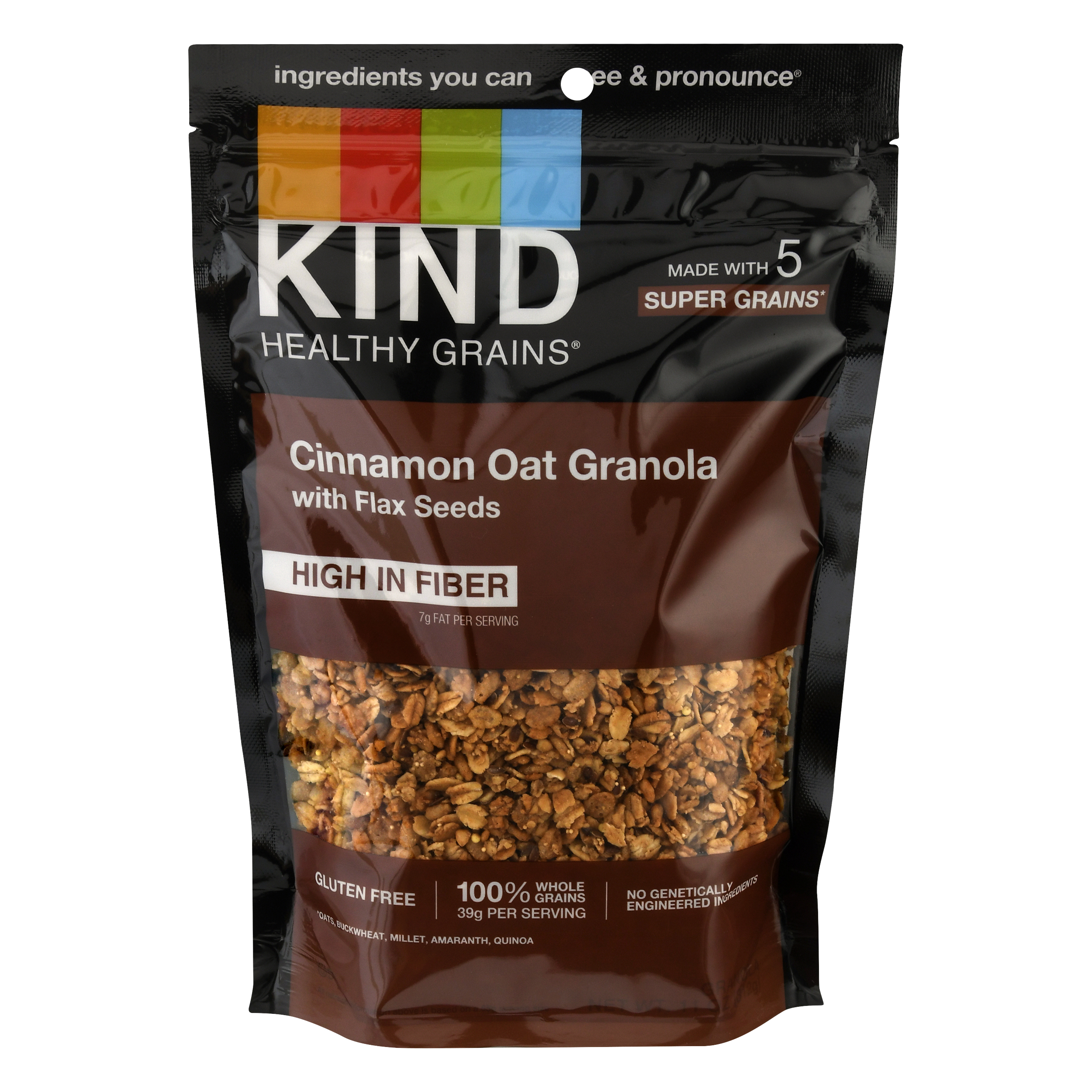 KIND Healthy Grains Flax Seeds Cinnamon Oat Granola
