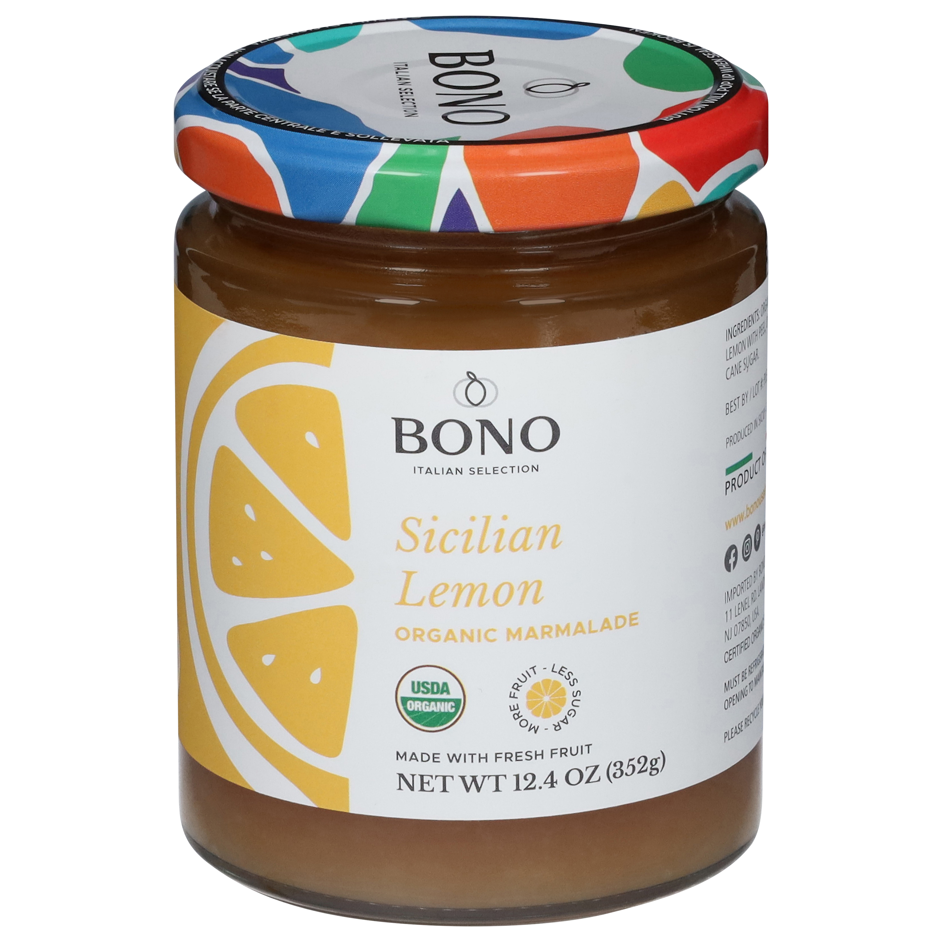 Bono Organic Sicilian Lemon Marmalade