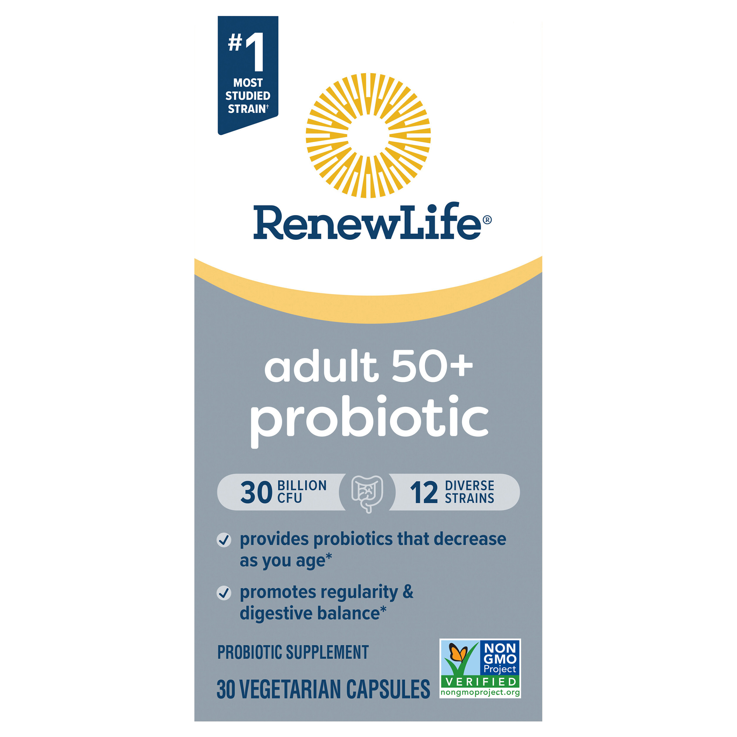 Renew Life Probiotic Adult Plus Capsules Daily Supplement