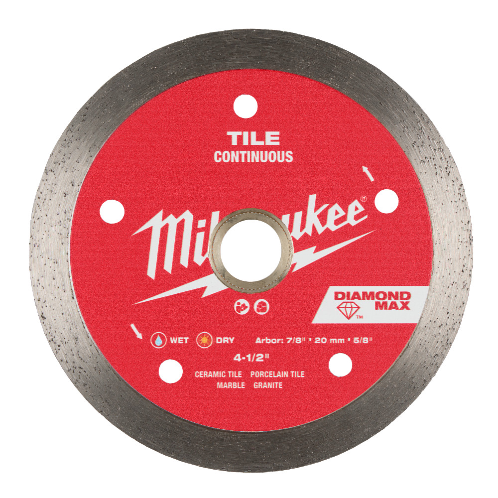 4-1/2" DIAMOND MAX Continuous, Tile Diamond Blade