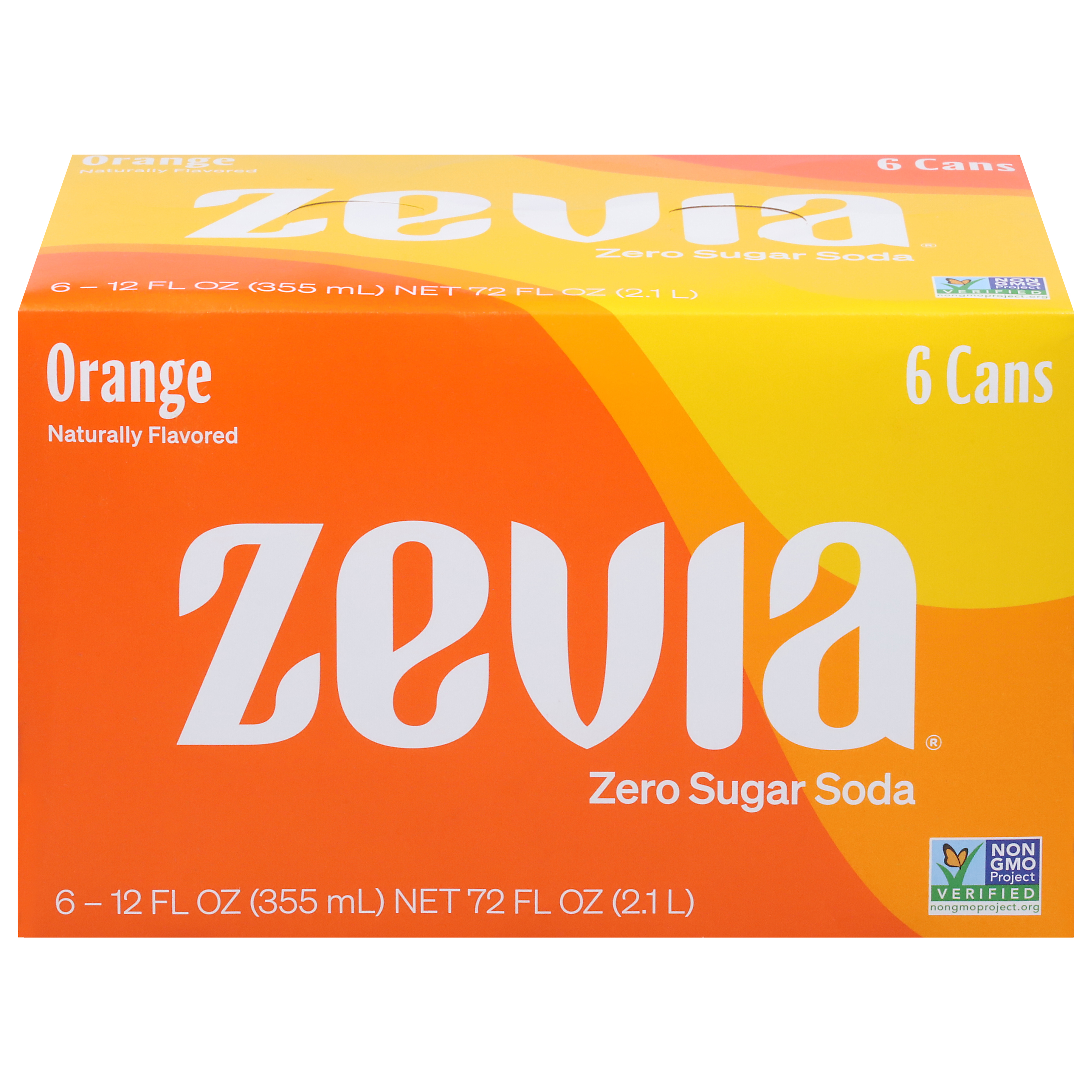 Zevia Zero Sugar Orange Soda