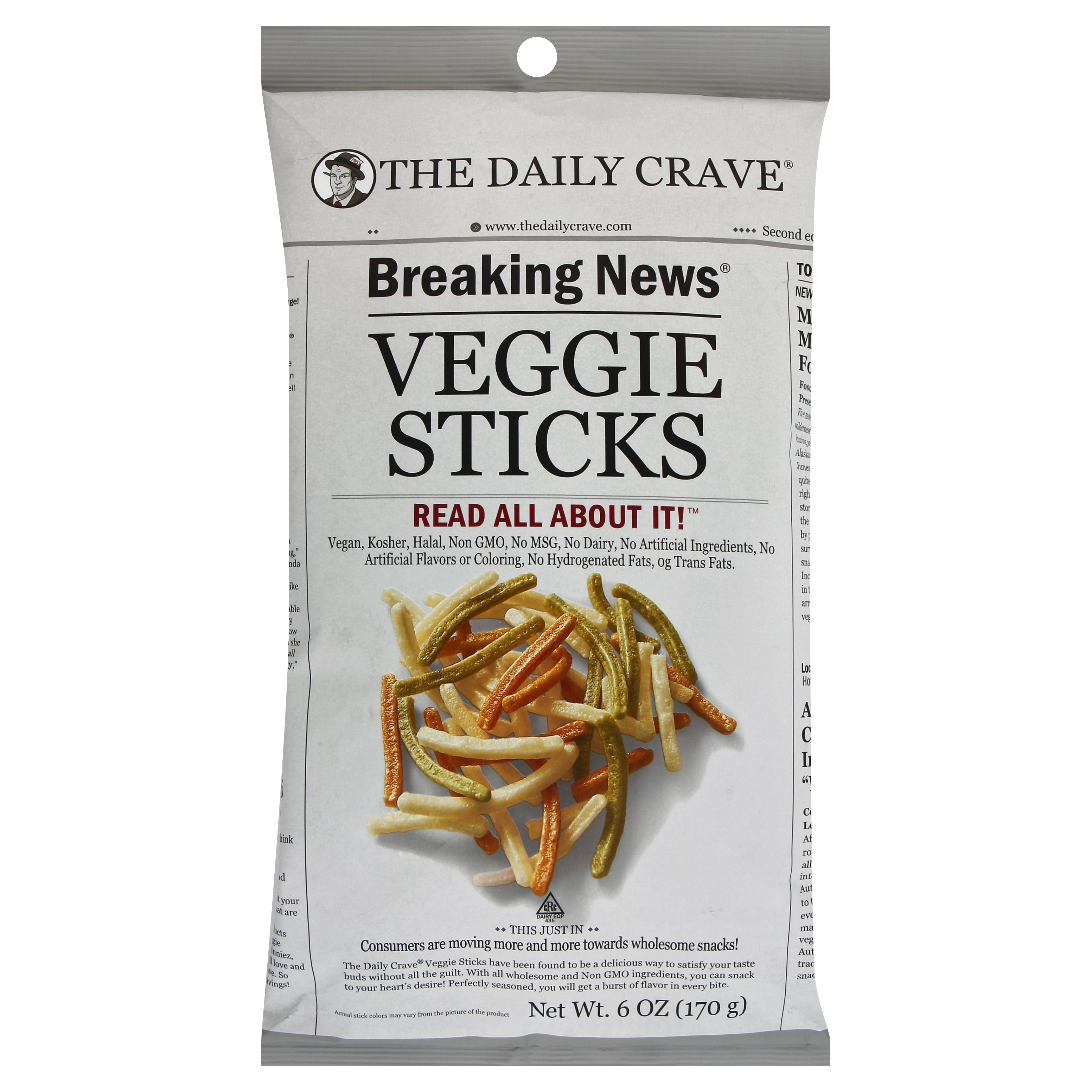 The Daily Crave Veggie Sticks