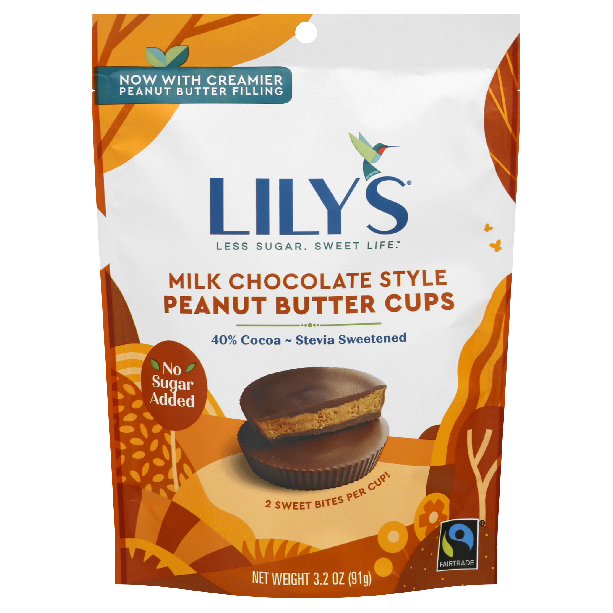 Lily's 40% Cocoa Milk Chocolate Style Peanut Butter Cups