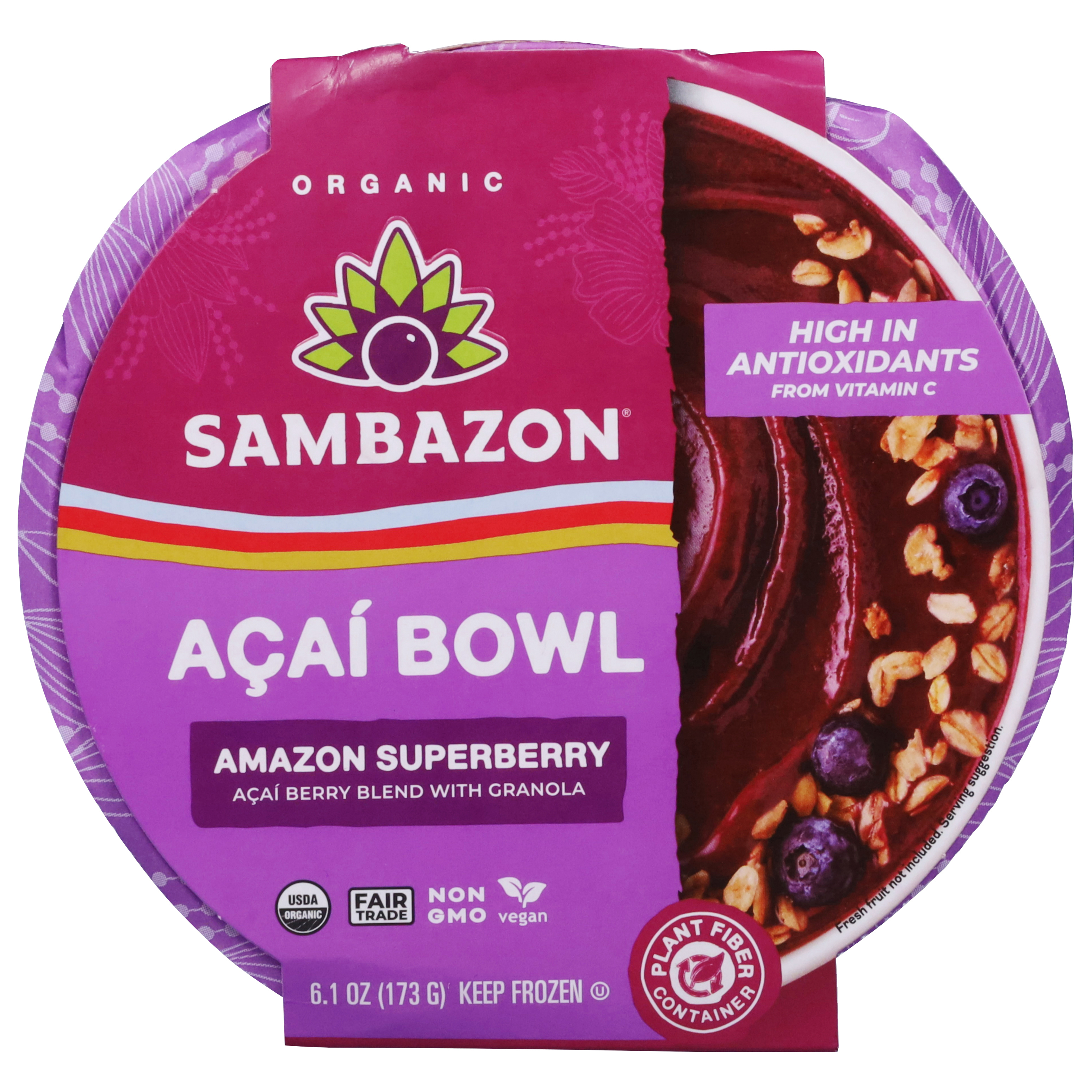 Sambazon Organic Amazon Superberry Acai Bowl