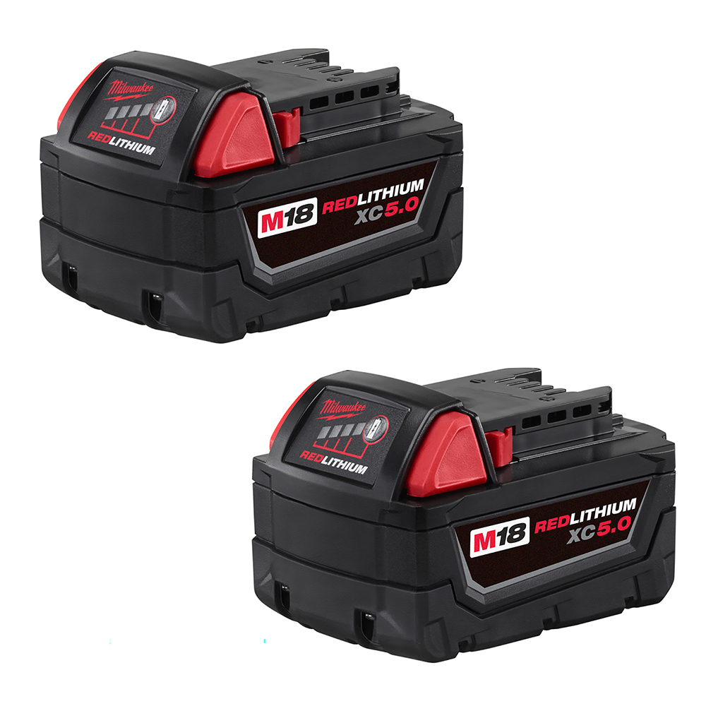 MIL 48-11-1852 M18O RED LITHIUM  5.0AH BATTERY 2 PACK