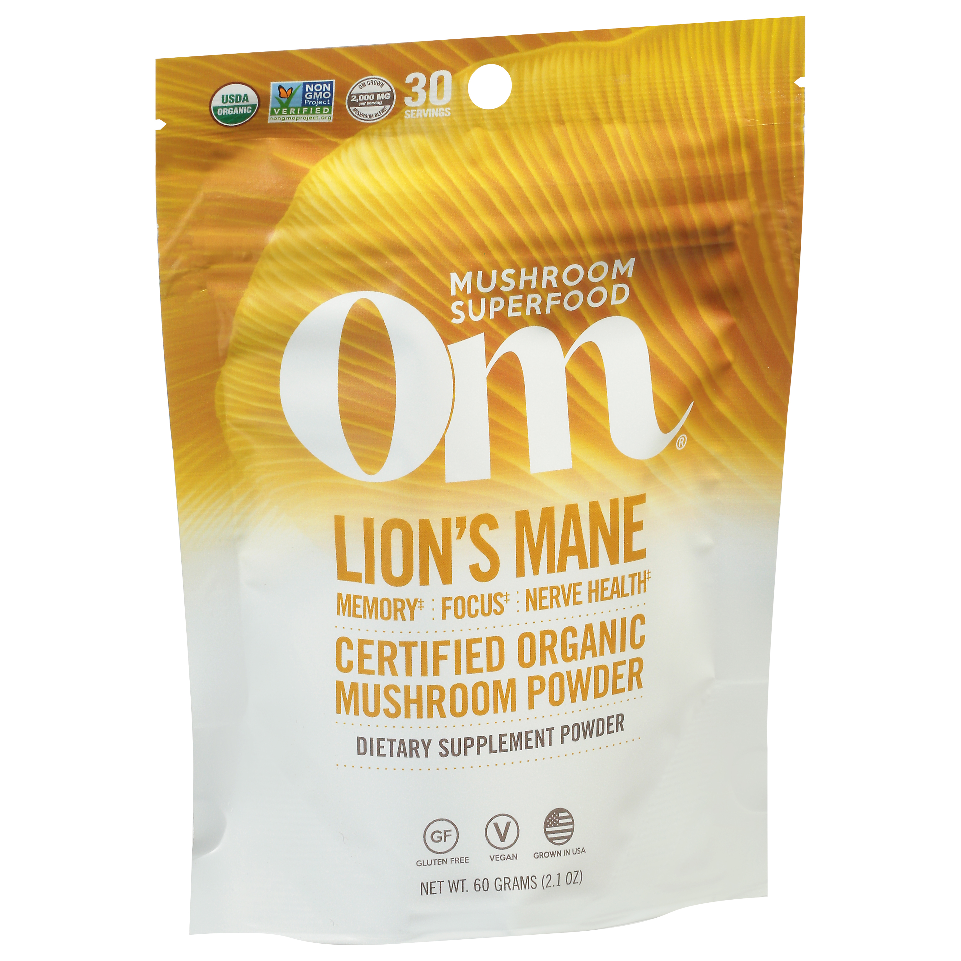 Om Lion's Mane Mushroom Powder
