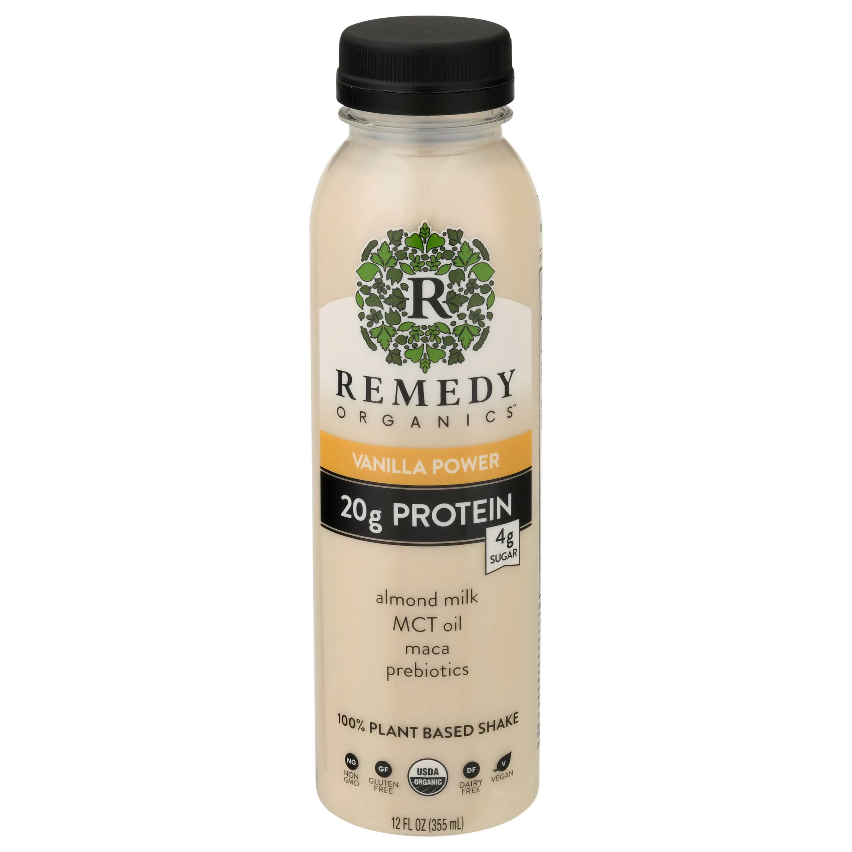 Remedy Organics 100% Plant Based Vanilla Power Shake