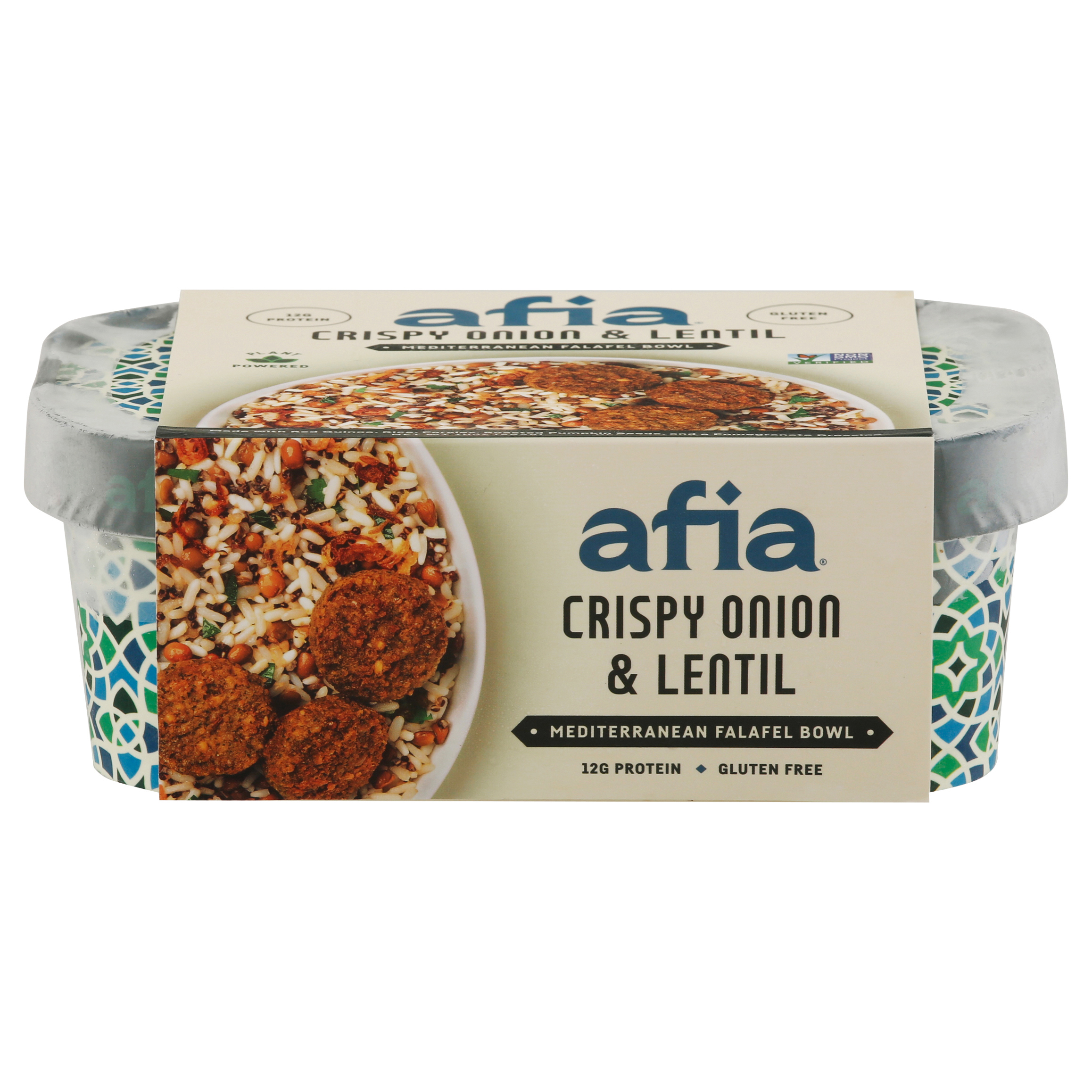 Afia Mediterranean Crispy Onion & Lentil Falafel Bowl