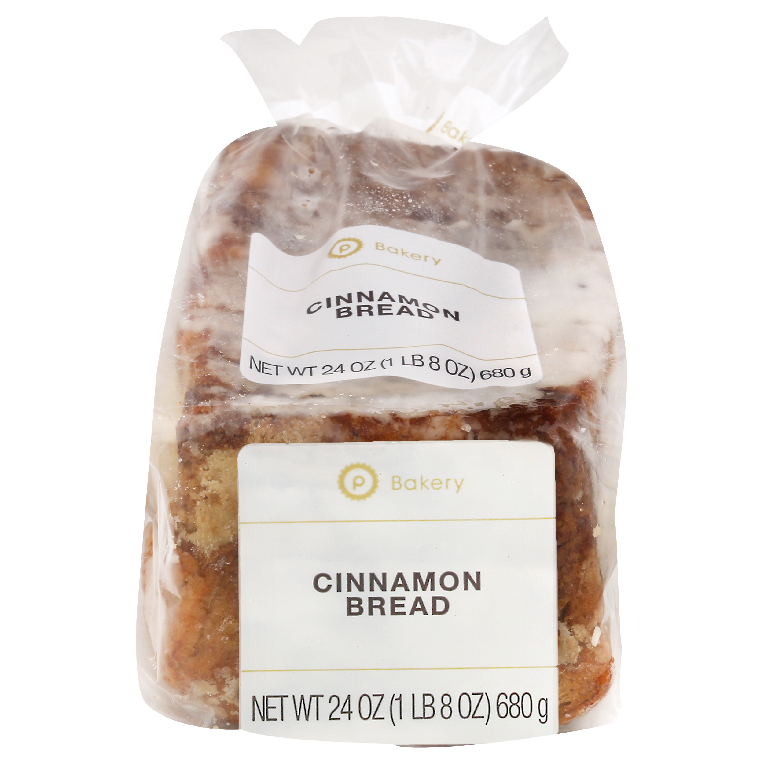 Publix Bakery Cinnamon Bread 24 oz Bag