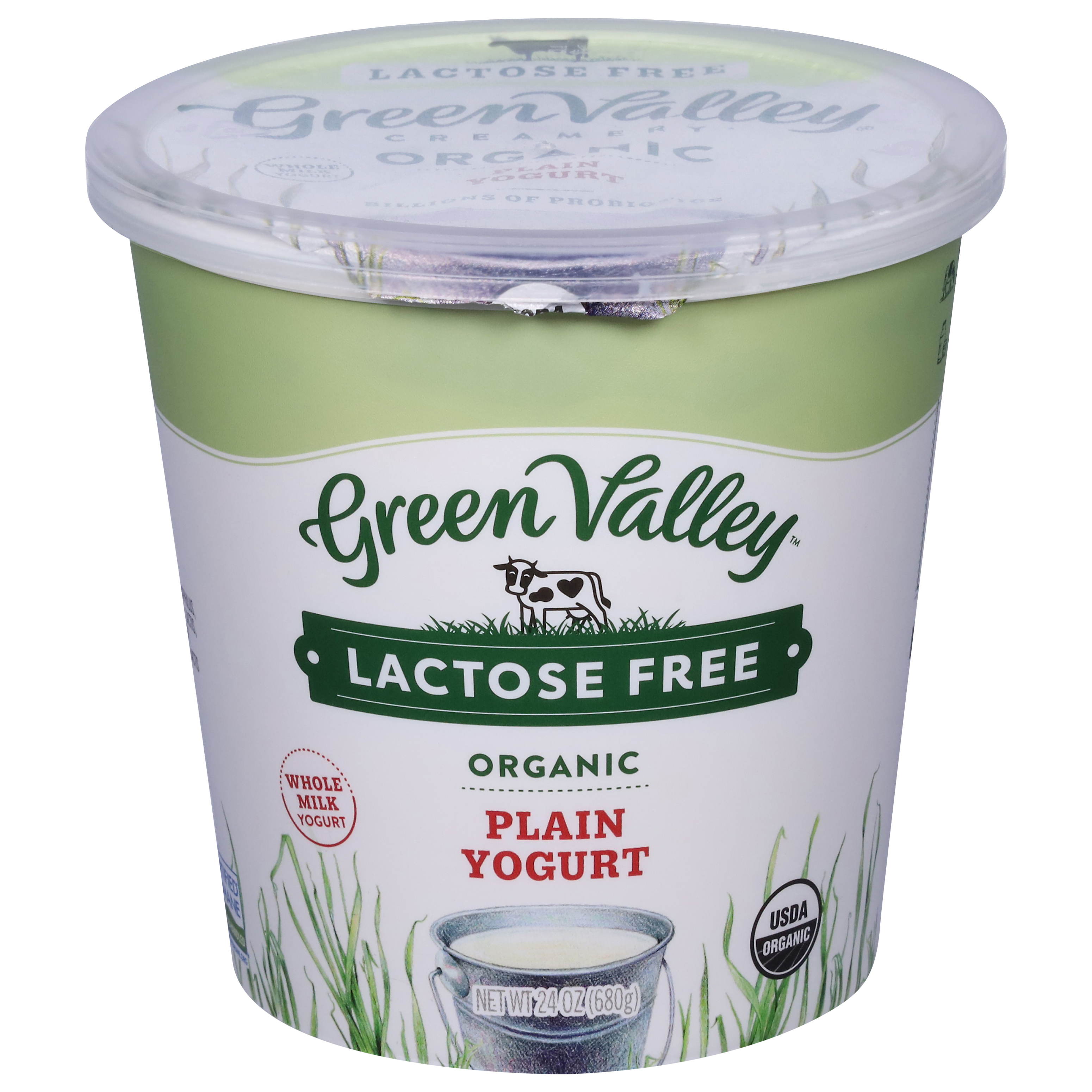 Green Valley Lactose Free Organic Plain Yogurt