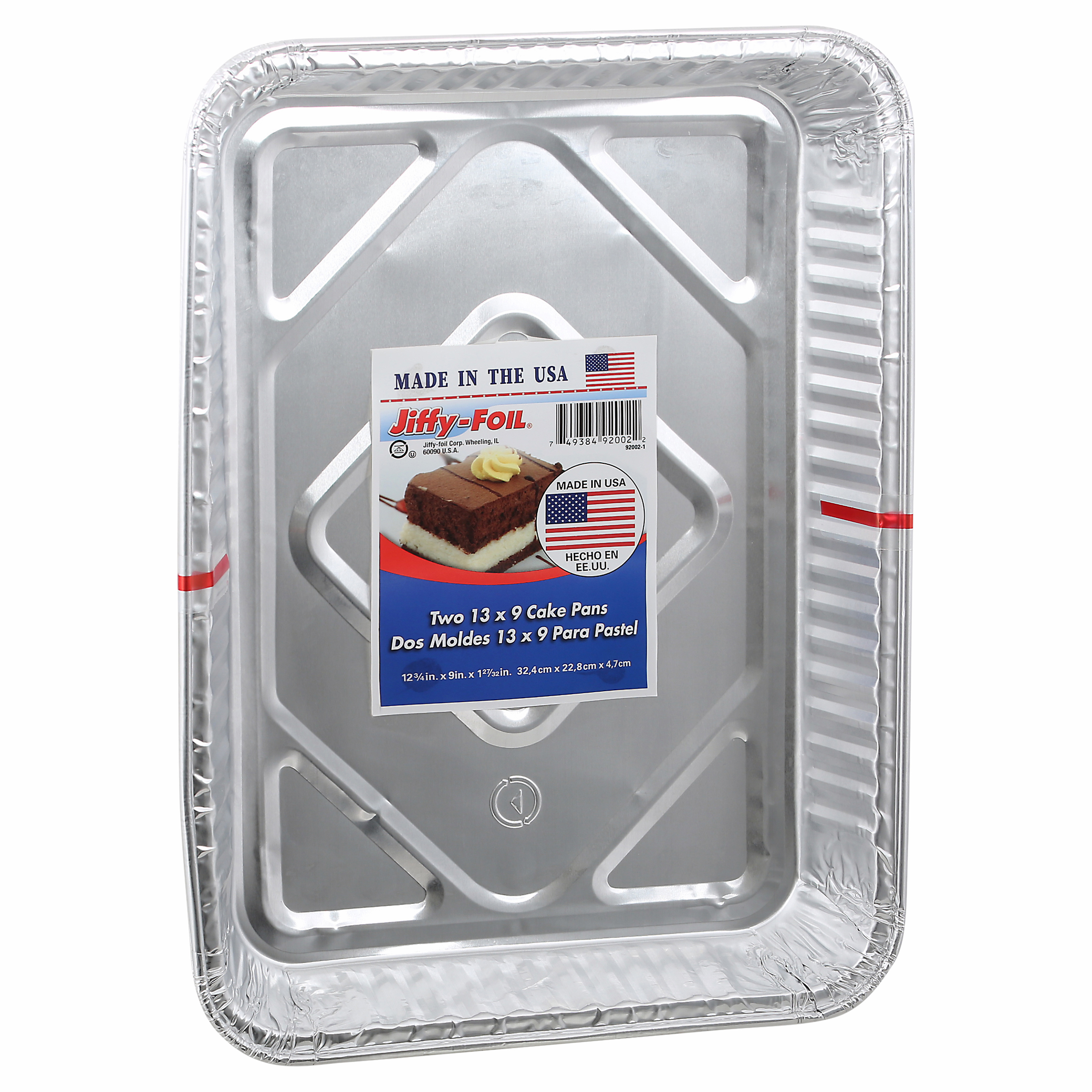 Jiffy-Foil 13 x 9 Inches Cake Pans 2 ea