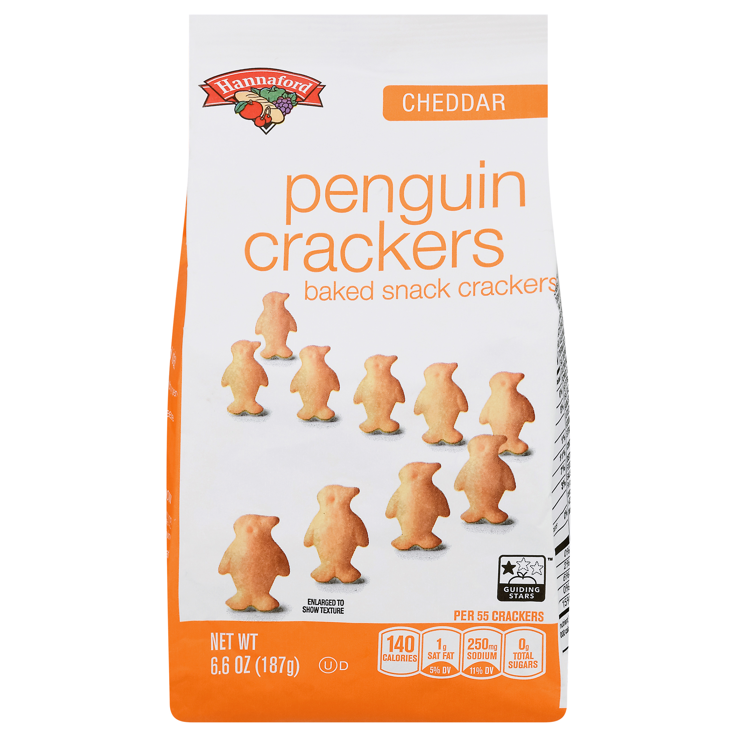 Hannaford Penguin Cheddar Crackers 6.6 oz