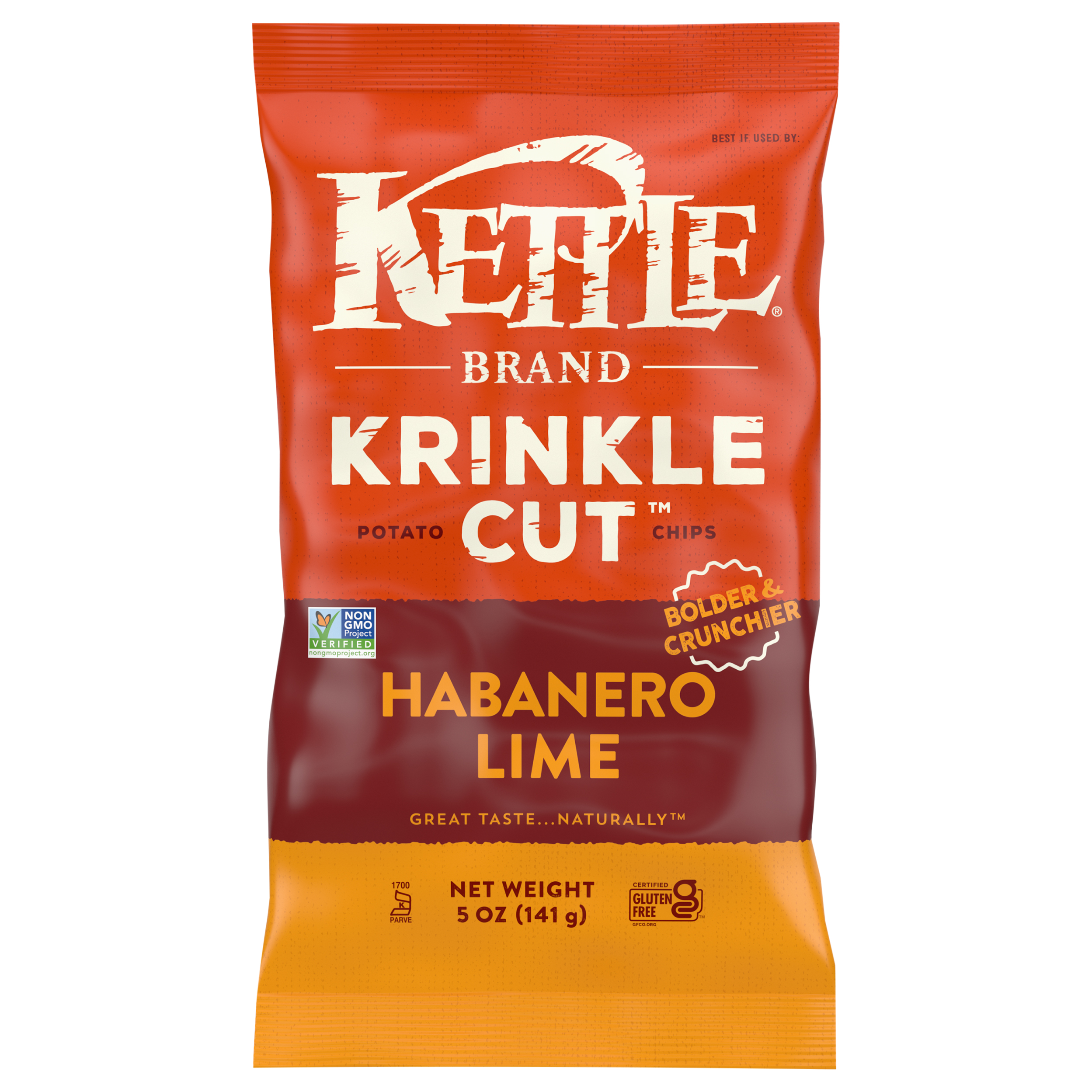 Kettle Brand Krinkle Cut Habanero Lime Potato Chips
