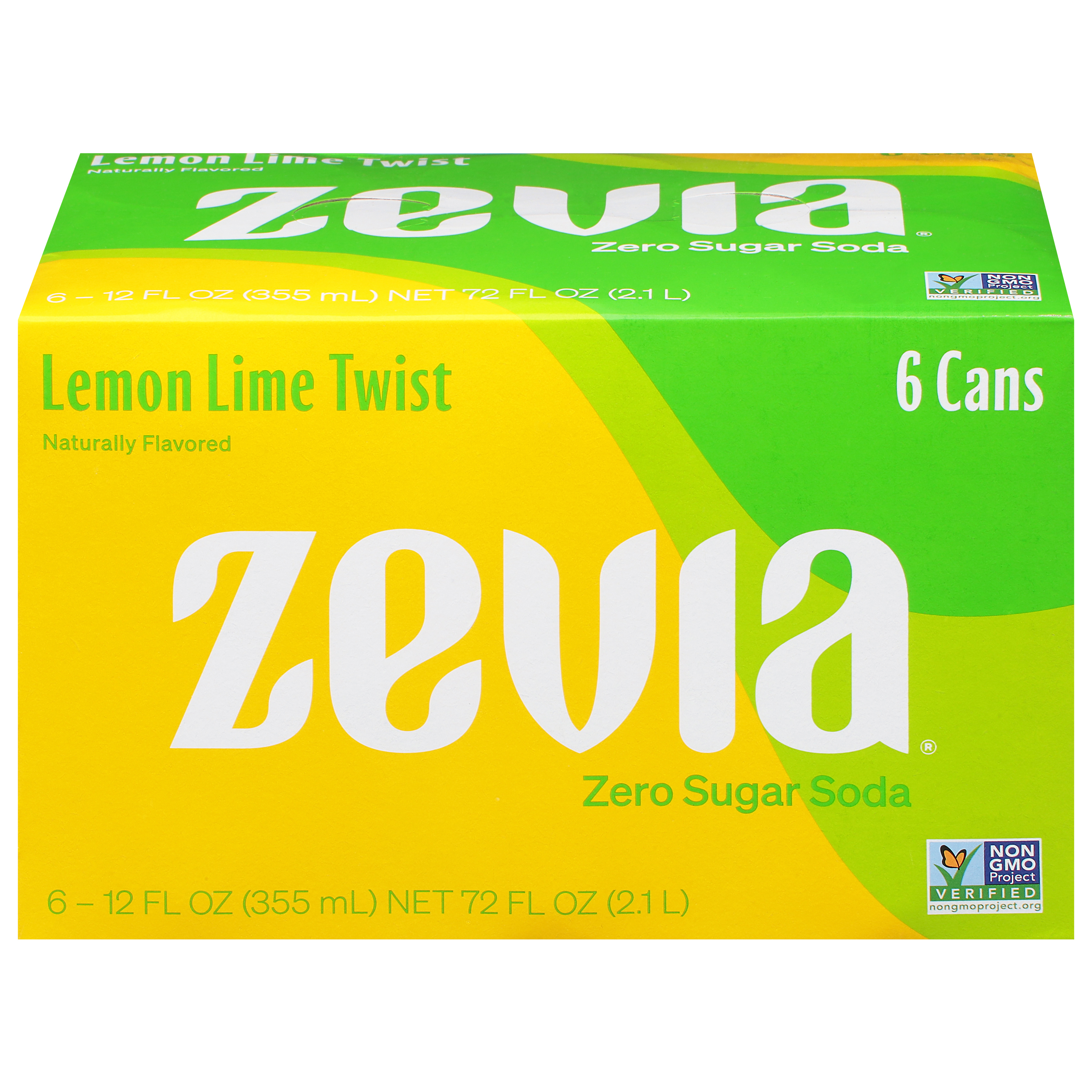 Zevia Zero Sugar Lemon Lime Twist Soda