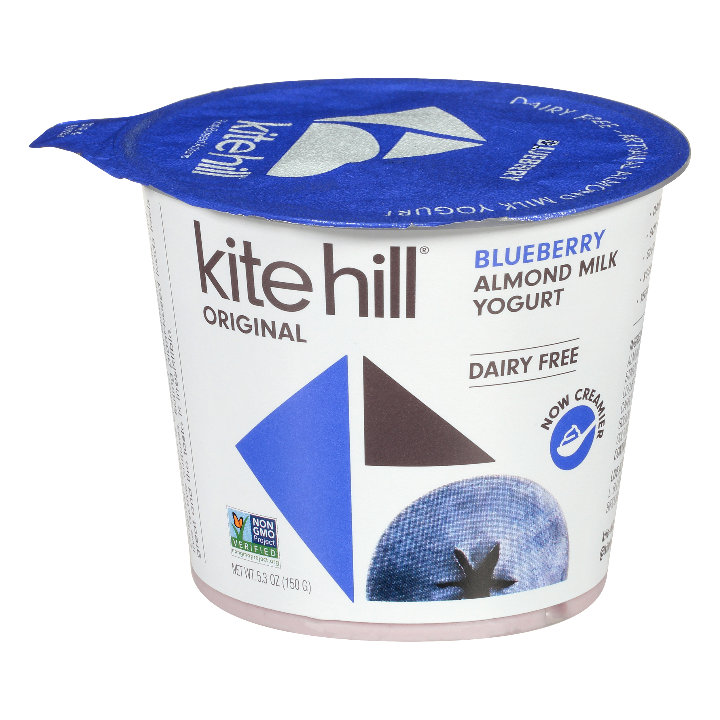 Kite Hill Dairy Free Blueberry Almond Milk Yogurt