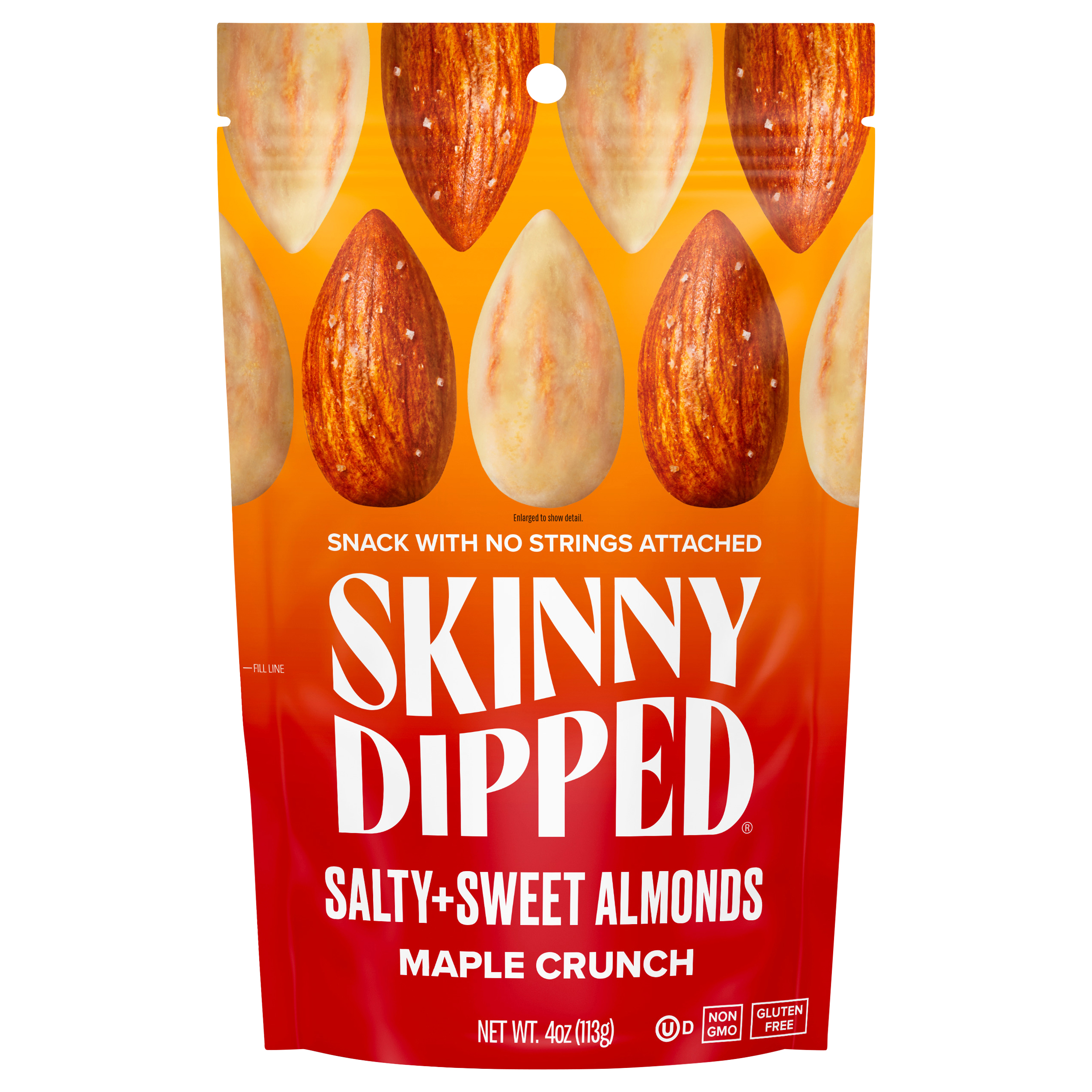 SkinnyDipped Salty & Sweet Maple Crunch Almonds