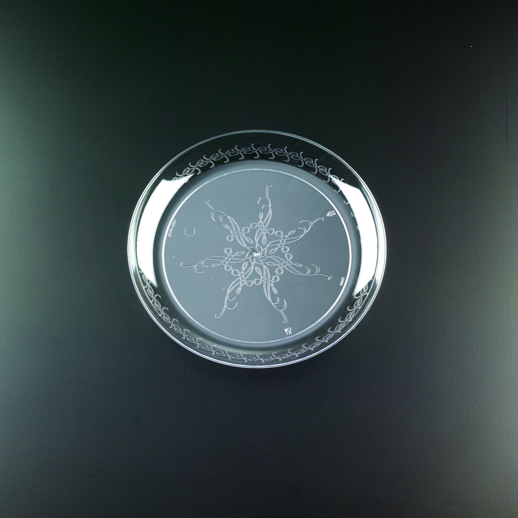 EMI-CC7 7" CLEAR SCROLL PLATE240/CS