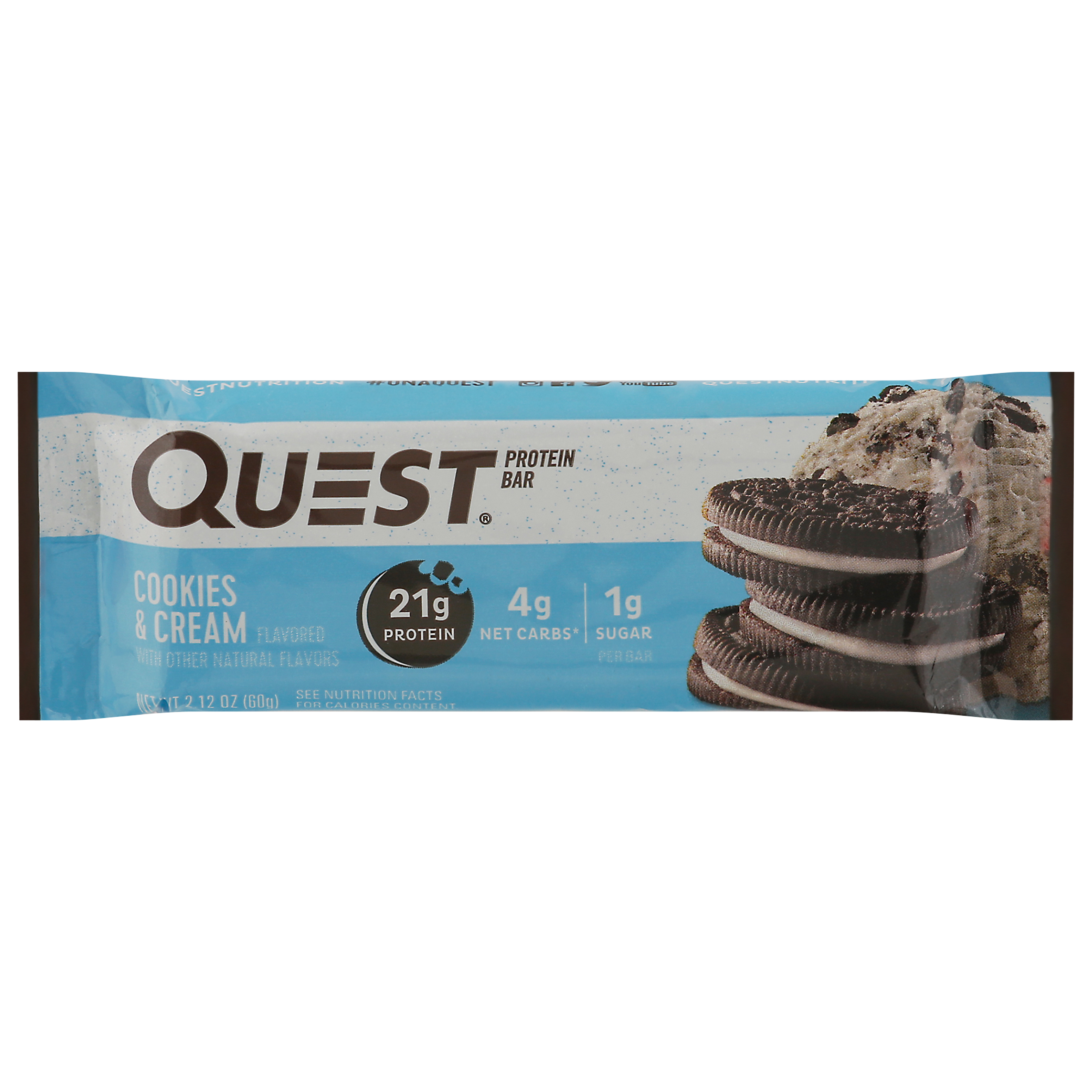 Quest Cookies & Cream Protein Bar