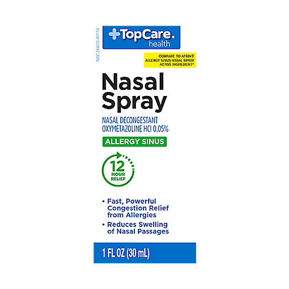 TopCare Health Allergy Sinus Nasal Spray 1 fl oz