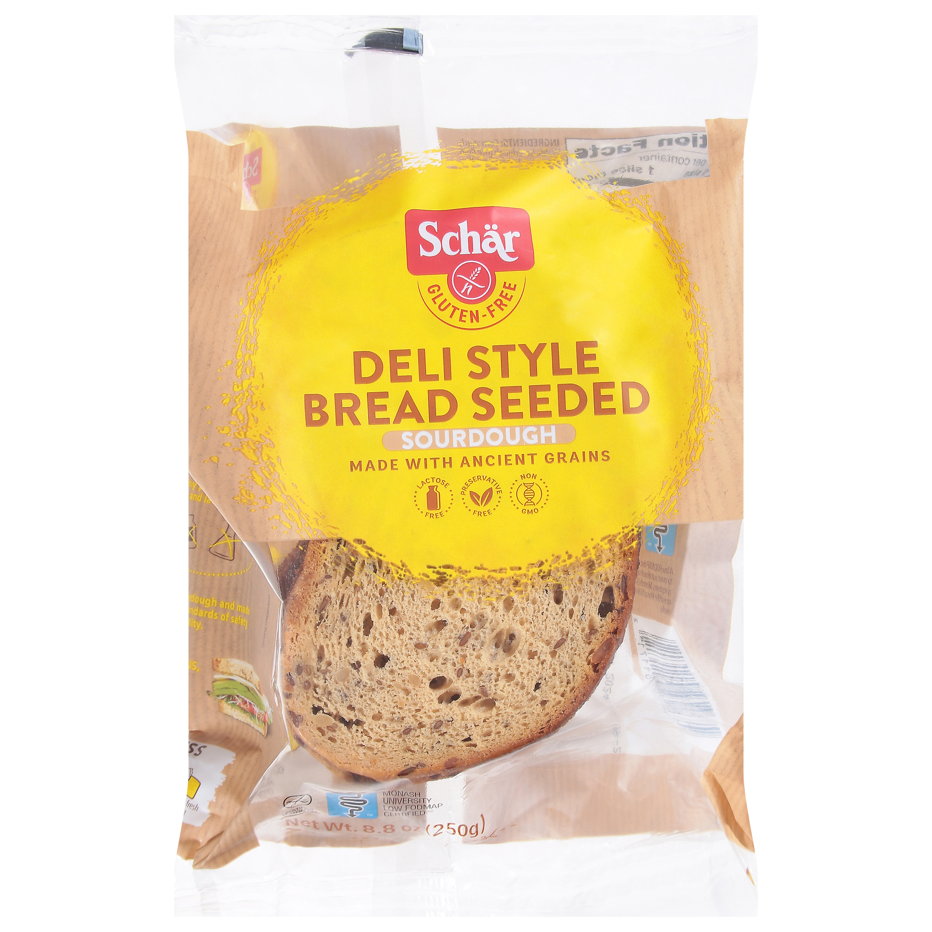 Schar Gluten-Free Deli Style Seeded Sourdough Bread