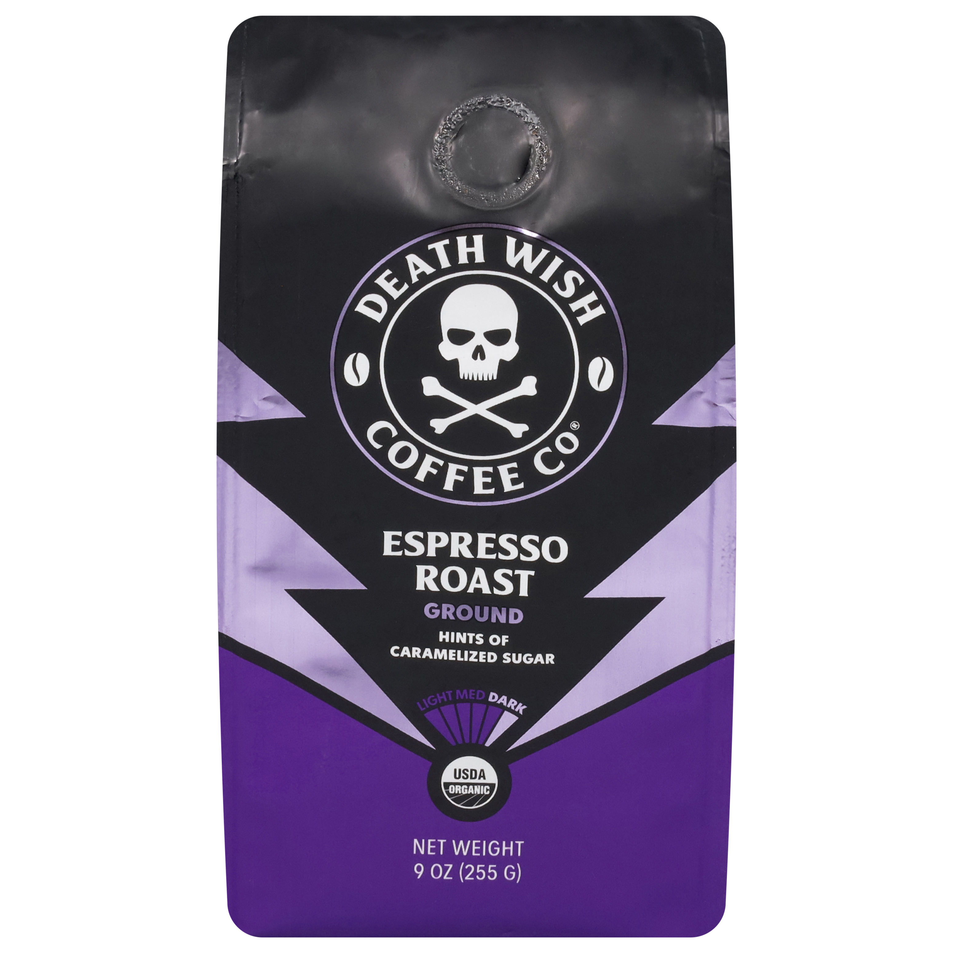 Death Wish Coffee Co Dark Ground Espresso Roast Coffee