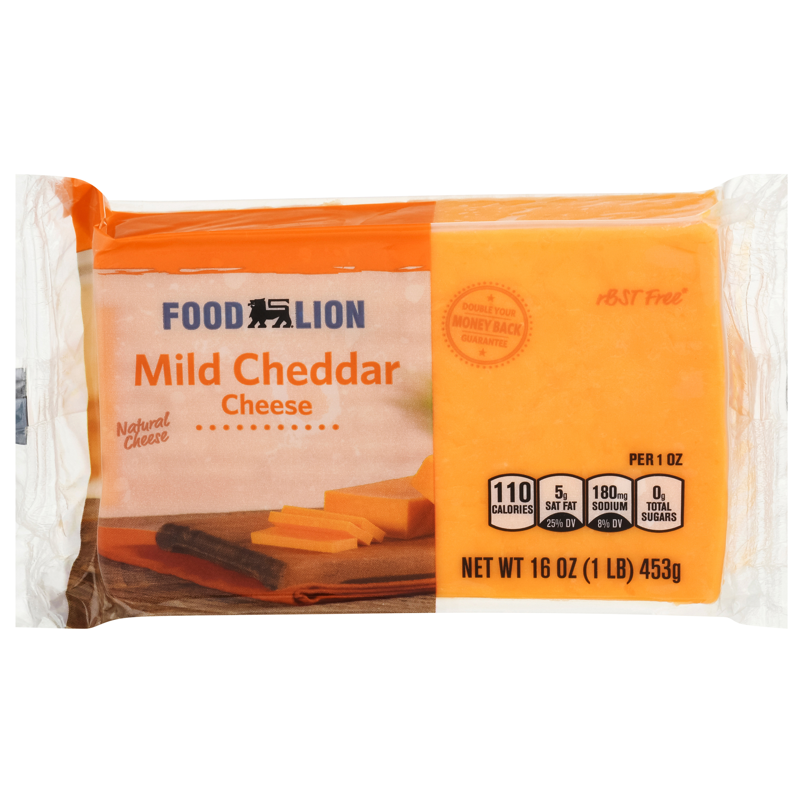 Food Lion Natural Mild Cheddar Cheese 16 oz