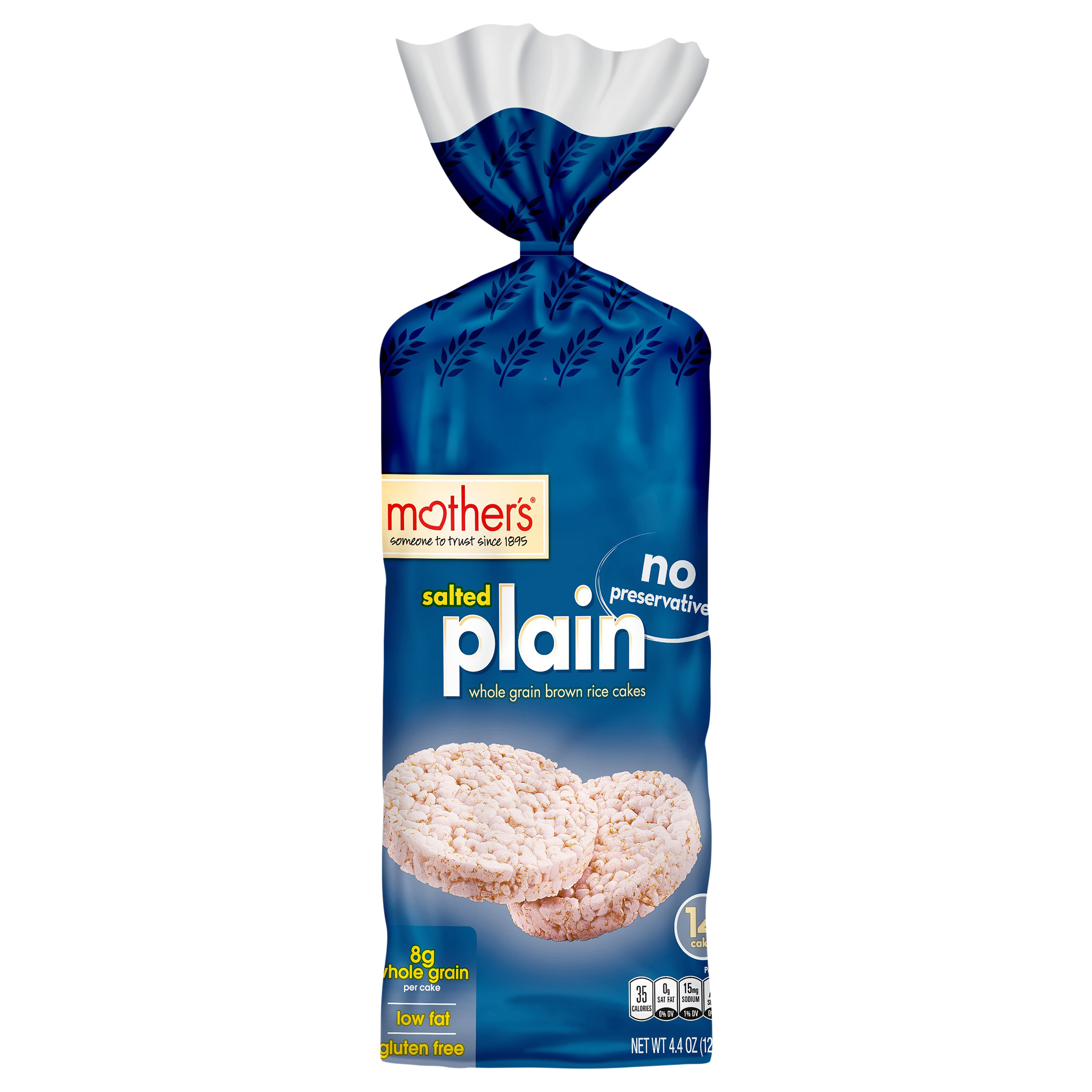 Mother's Whole Grain Brown Rice Cakes Salted Plain