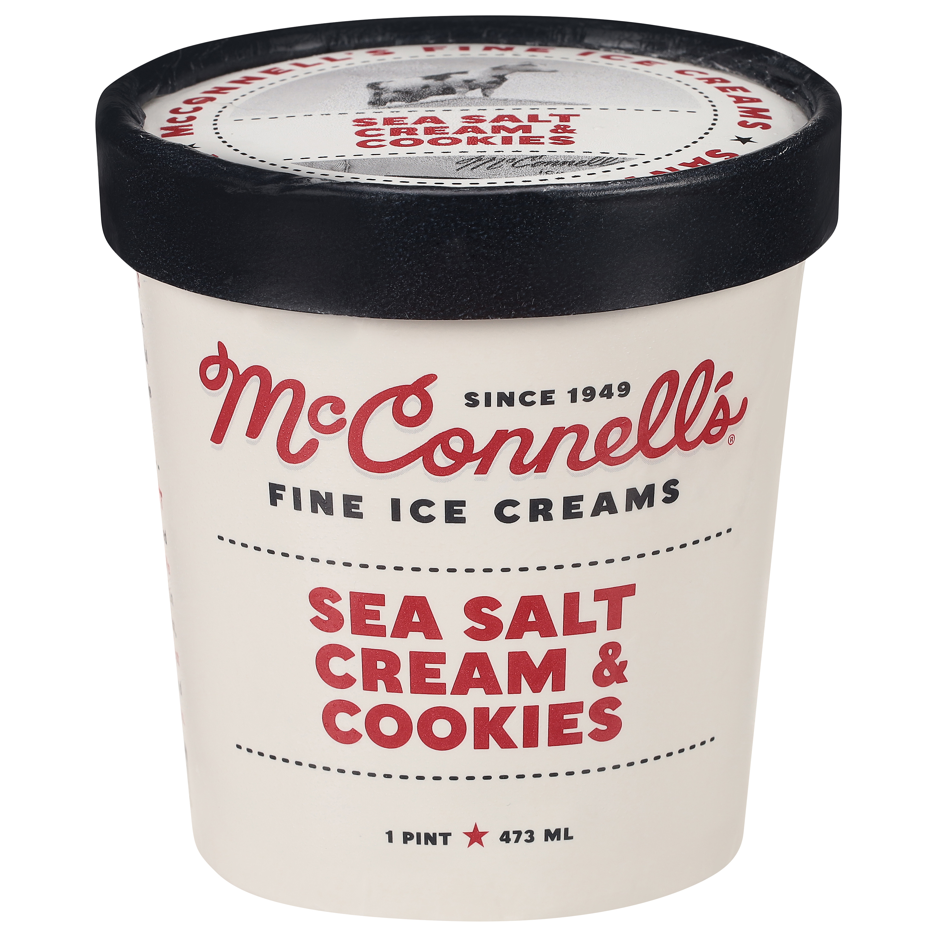 McConnell's Fine Ice Creams Sea Salt Cream & Cookies Ice Cream