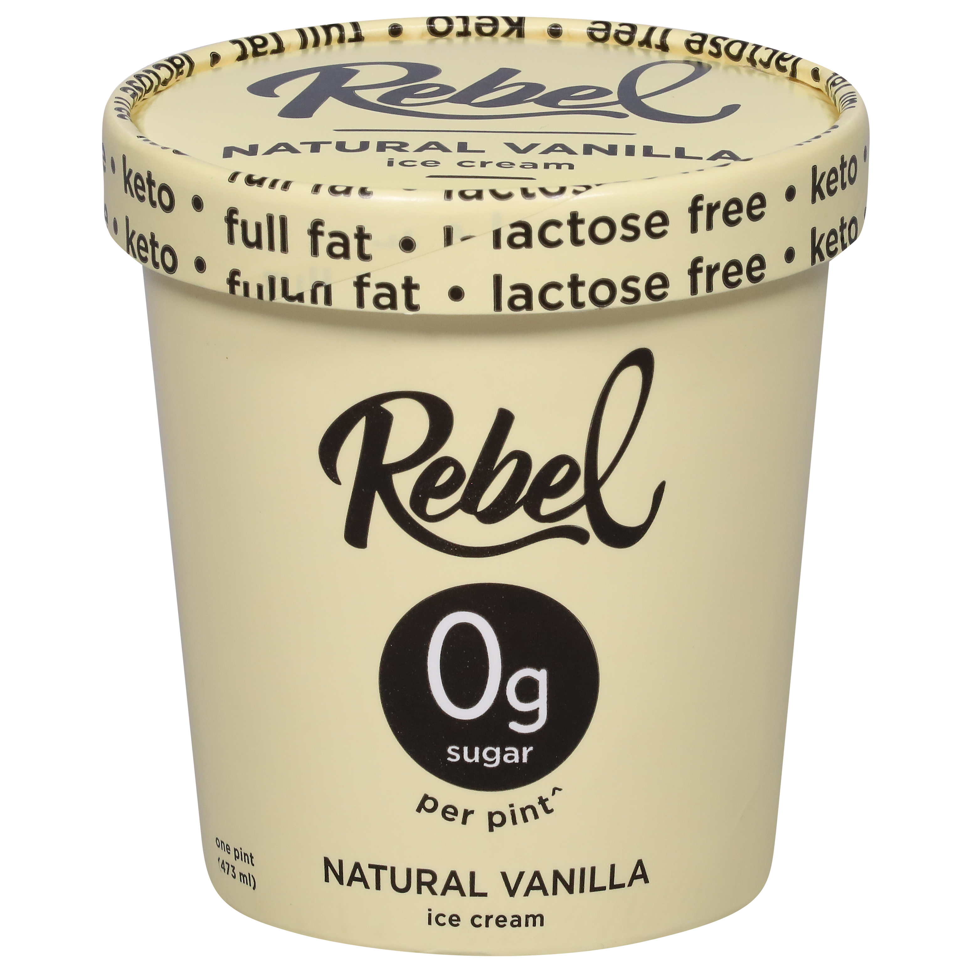 Rebel Natural Vanilla Ice Cream