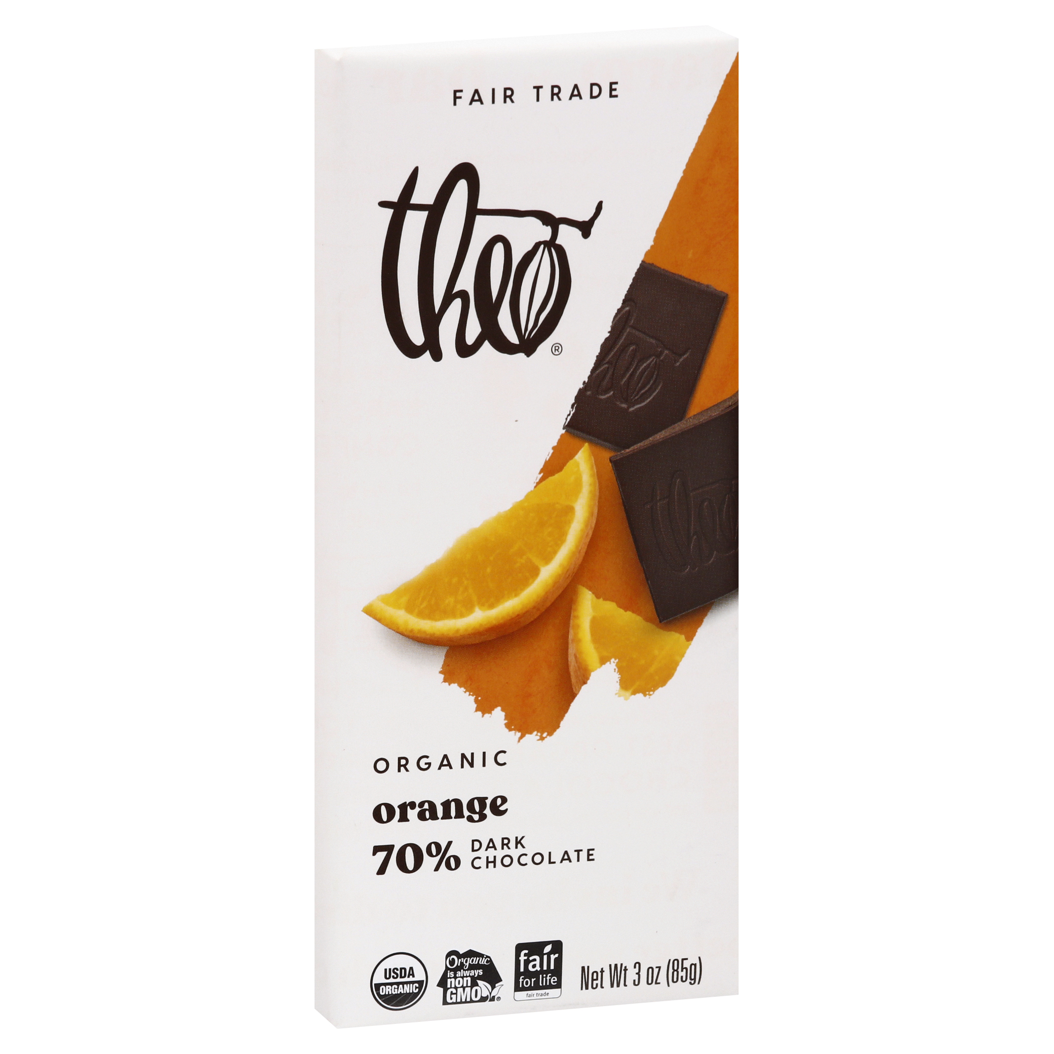 Theo Organic 70% Orange Dark Chocolate