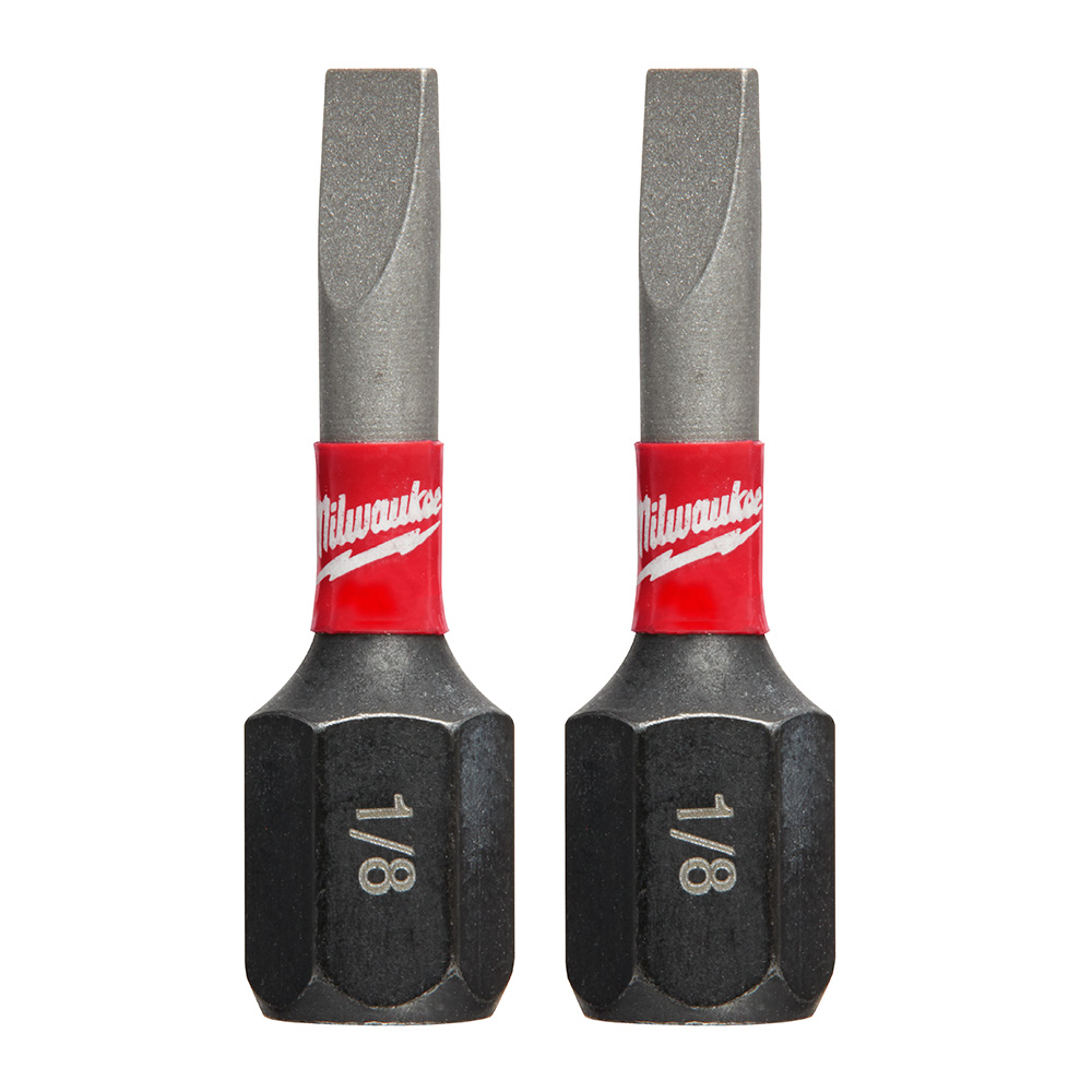 Shockwave Impact Slotted 1/8" Insert Bits (2PK)