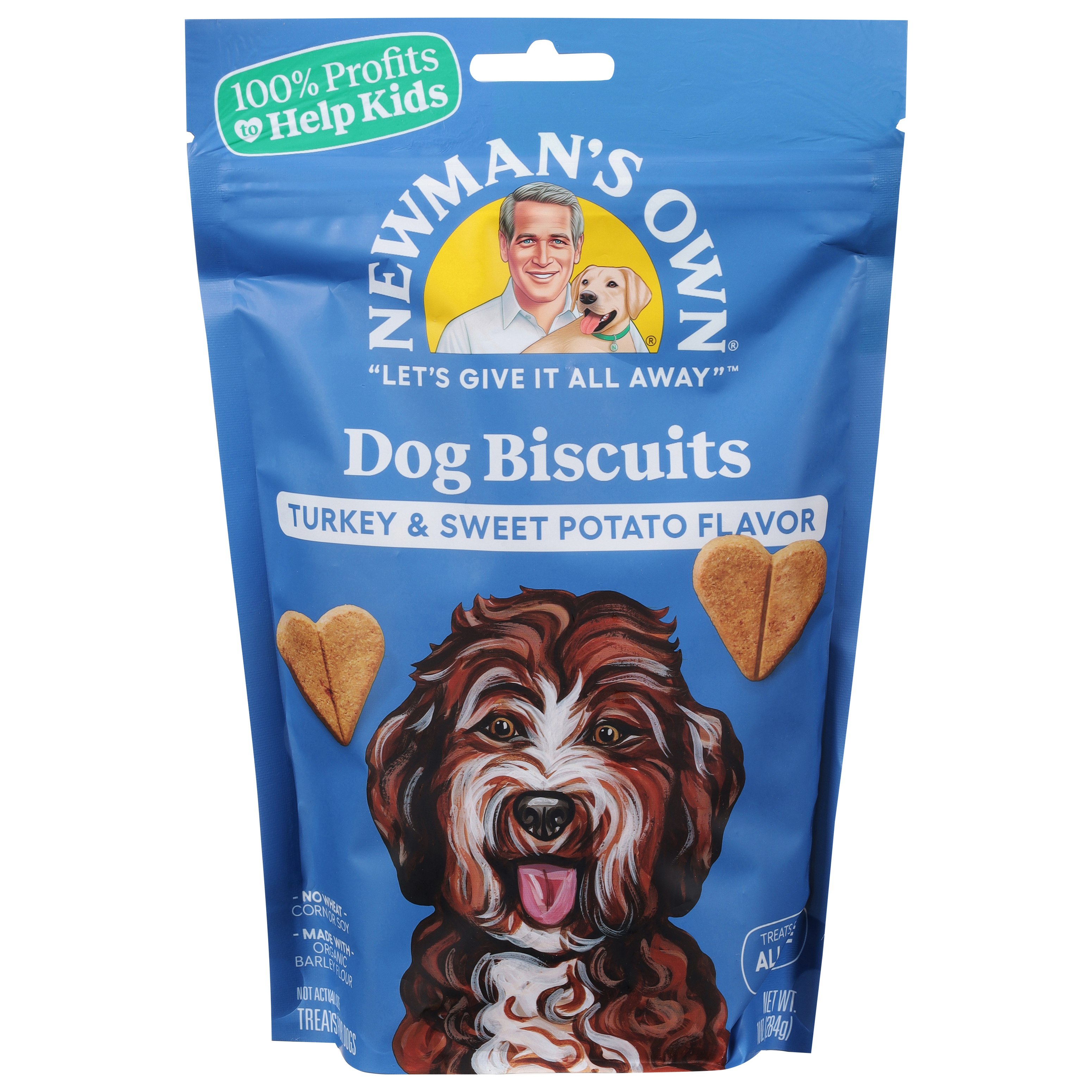 Newman's Own Turkey & Sweet Potato Flavor Dog Biscuits