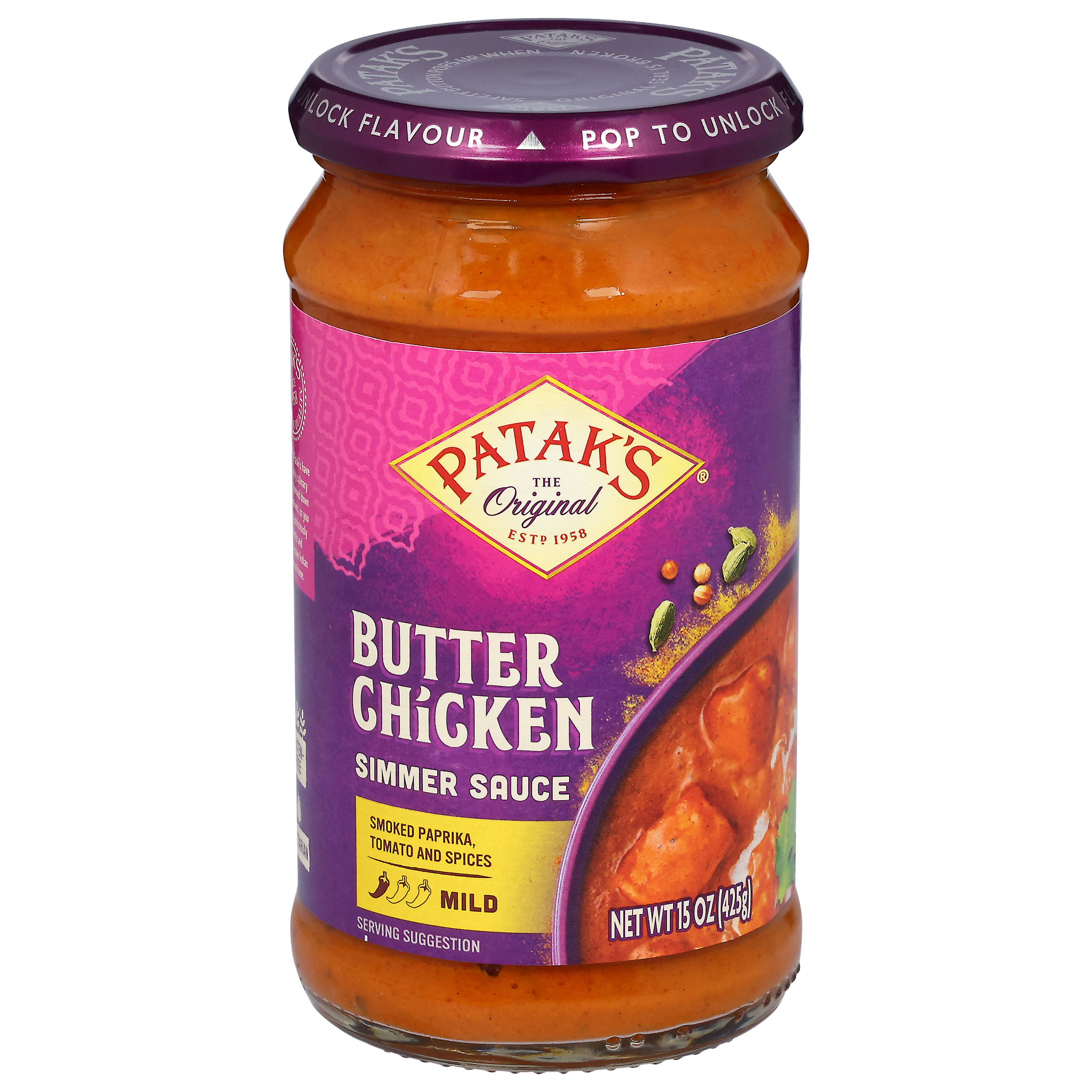 Patak's Mild Butter Chicken Simmer Sauce
