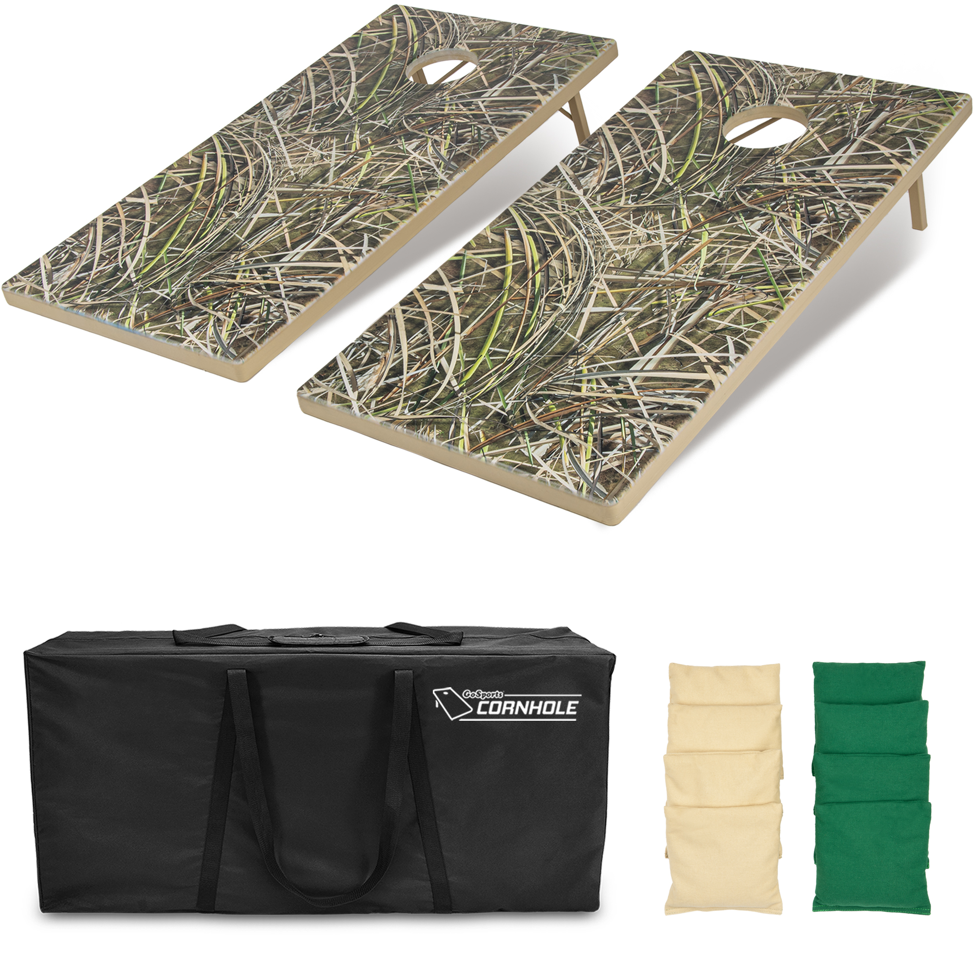 GoSports Tough Toss All Weather Cornhole Outdoor Game - Reed Camo