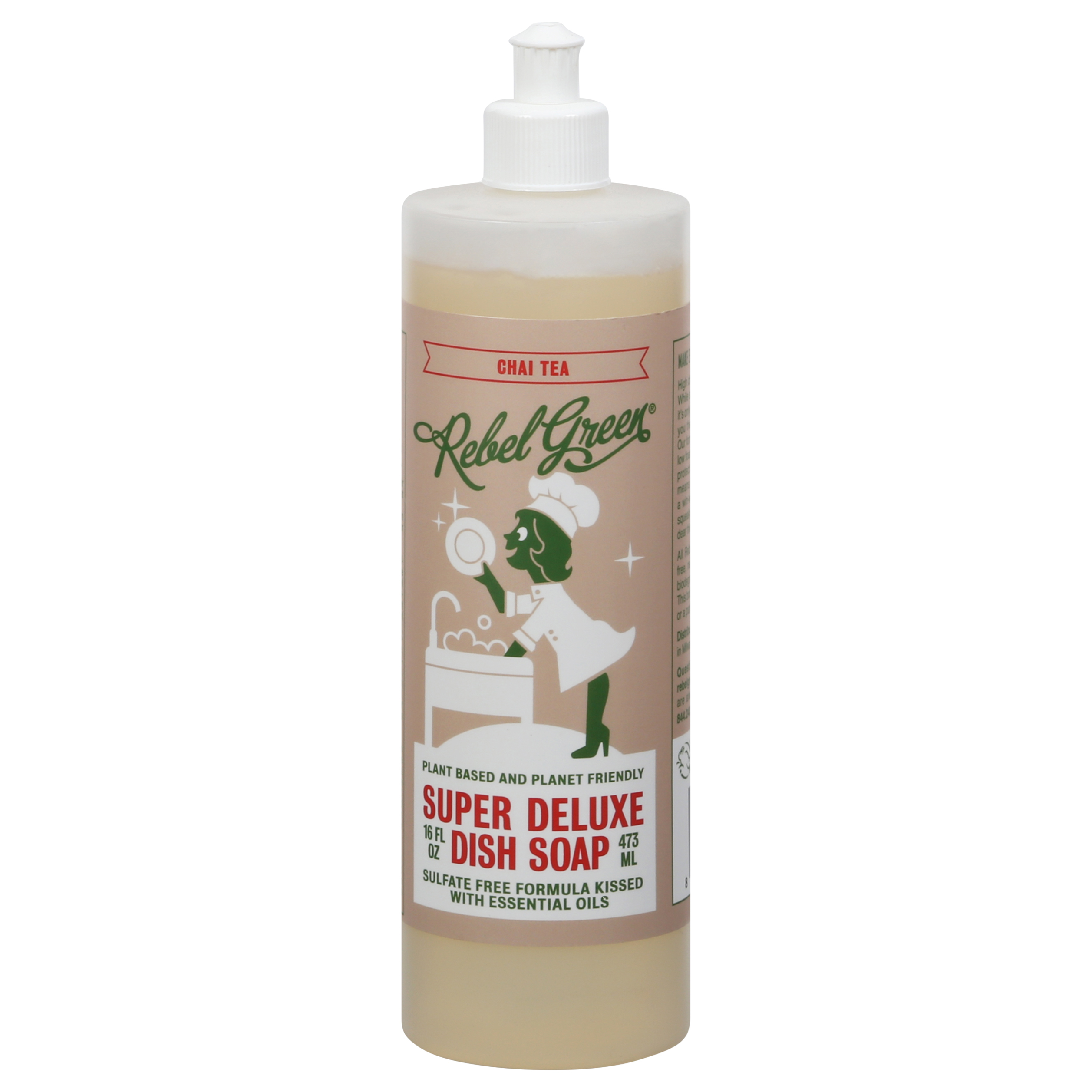Rebel Green Super Deluxe Chai Tea Dish Soap