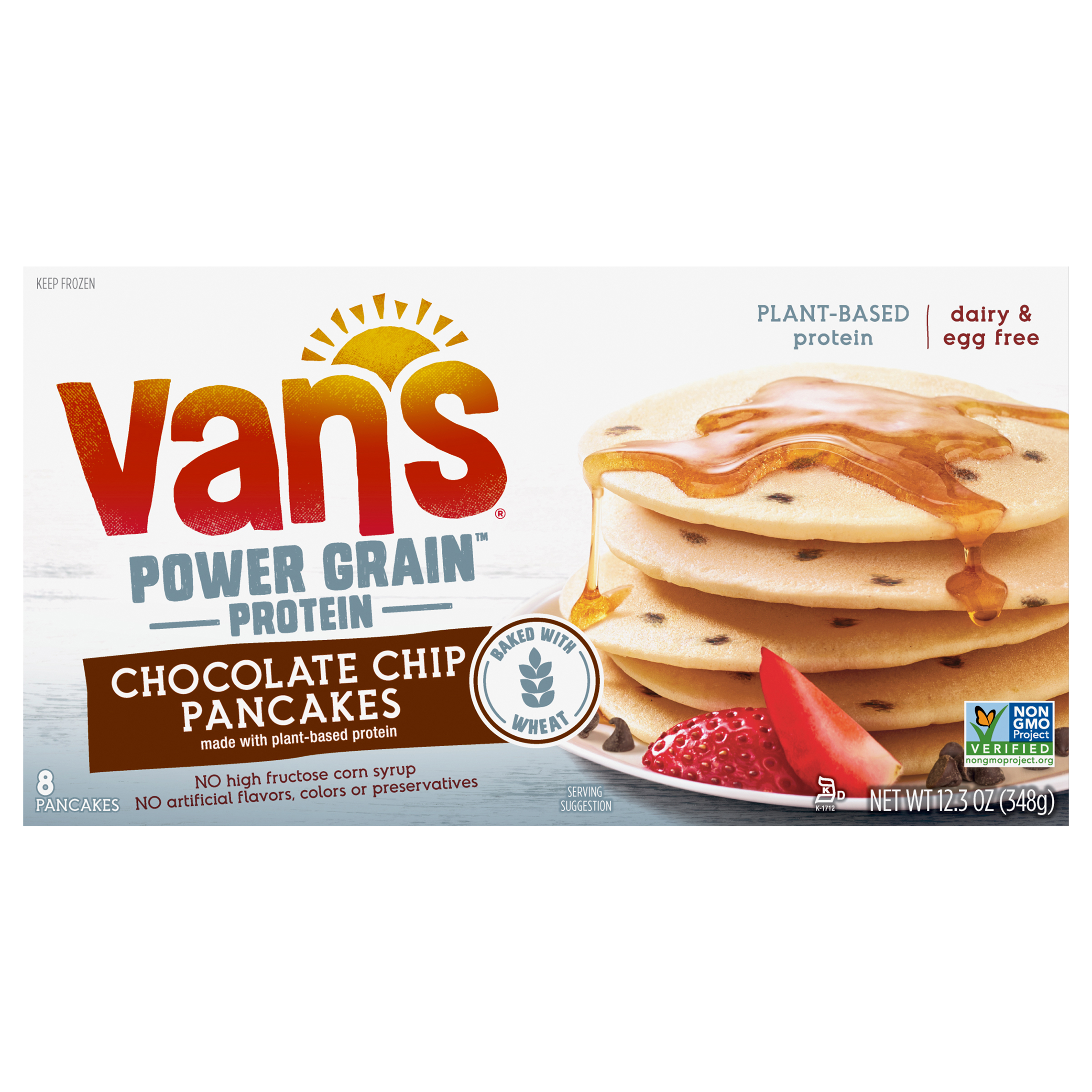 Van's® Frozen Pancake Protein Choc Chip