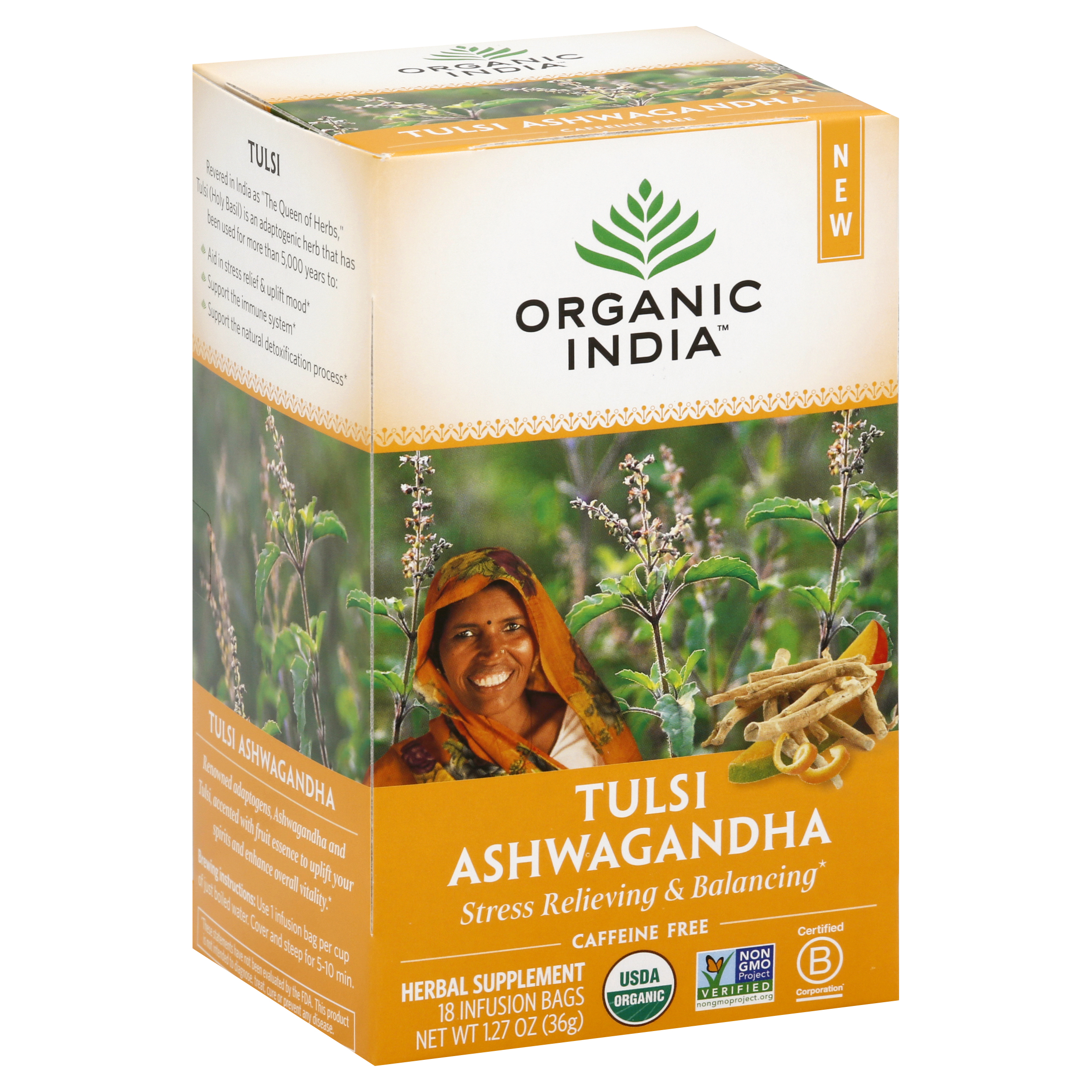 Organic India Tulsi Ashwagandha