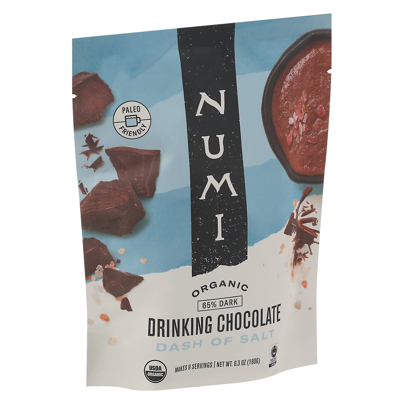 Numi Organic 65% Dark Dash of Salt Drinking Chocolate