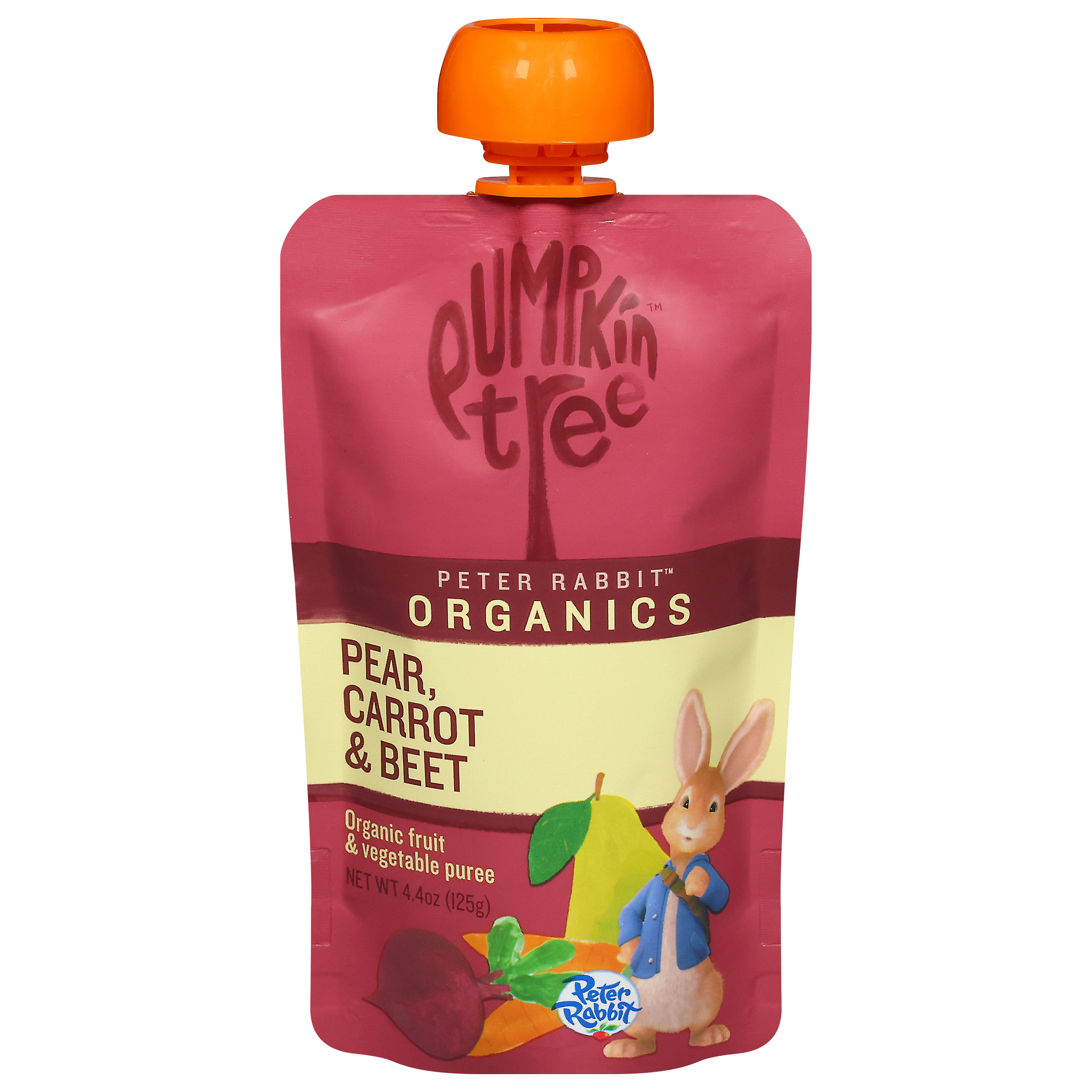 Pumpkin Tree Peter Rabbit Organics Organic Pear, Carrot & Beet Fruit & Vegetable Puree