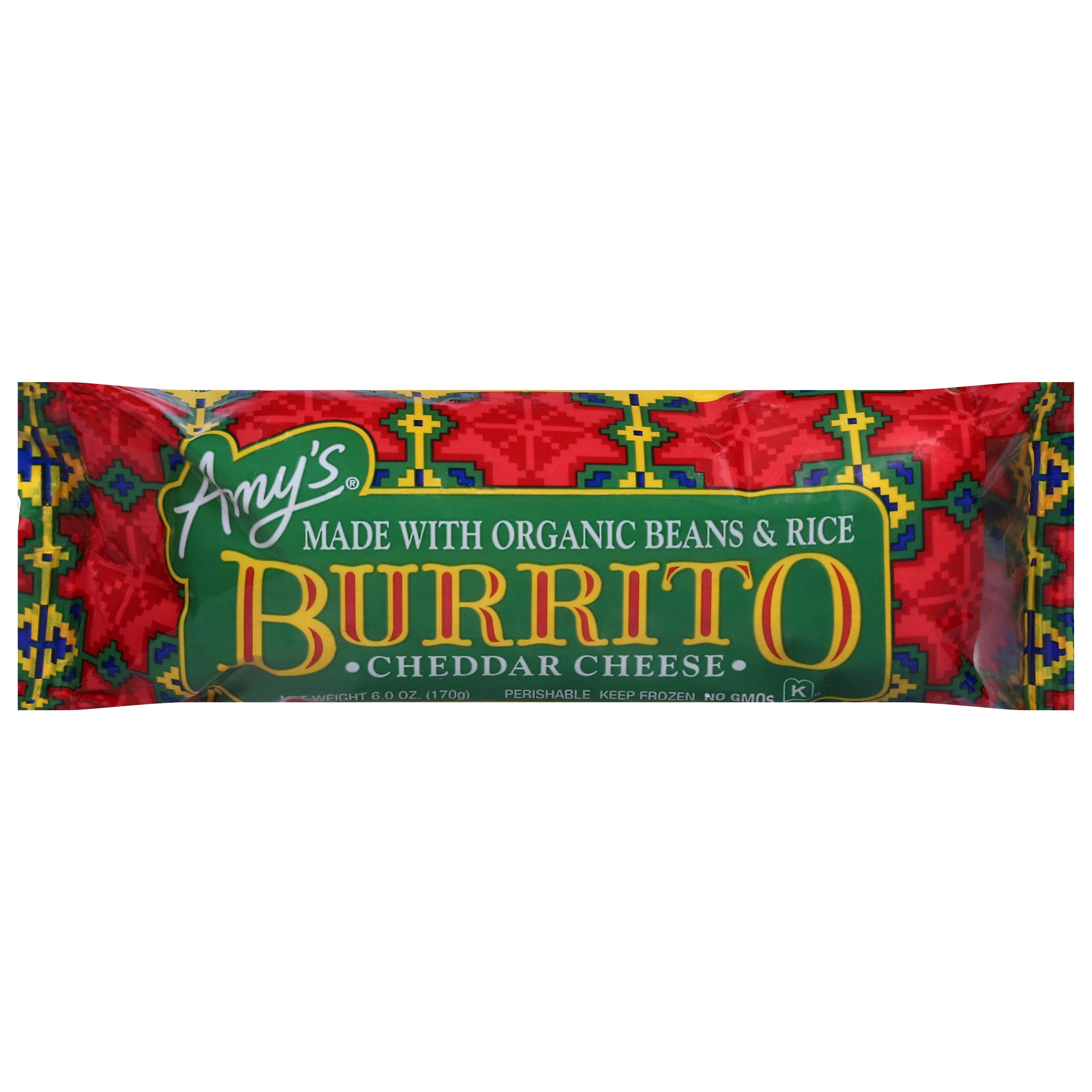 Amy's Cheddar Cheese Burrito