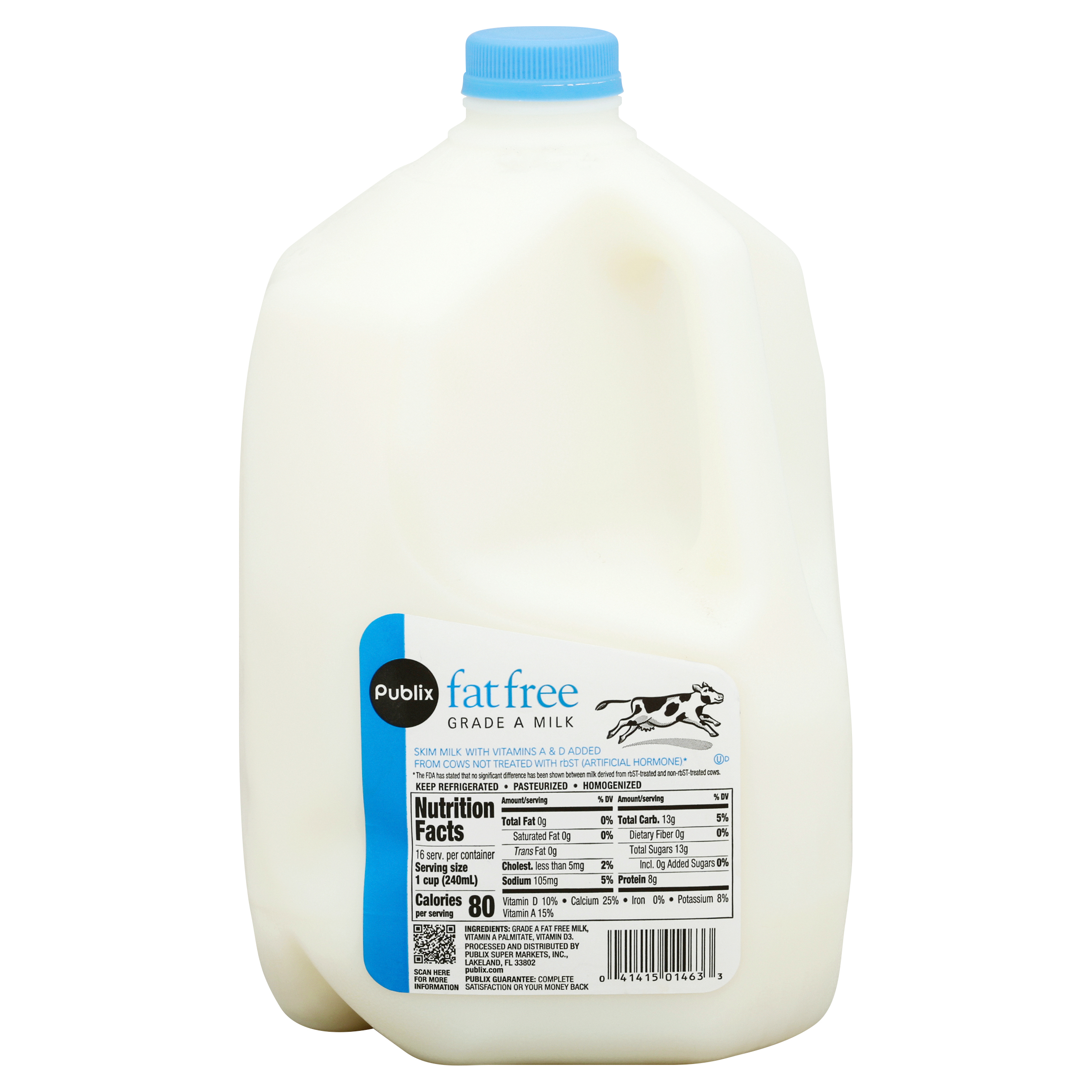 Publix Fat Free Milk 1 Gl JUG