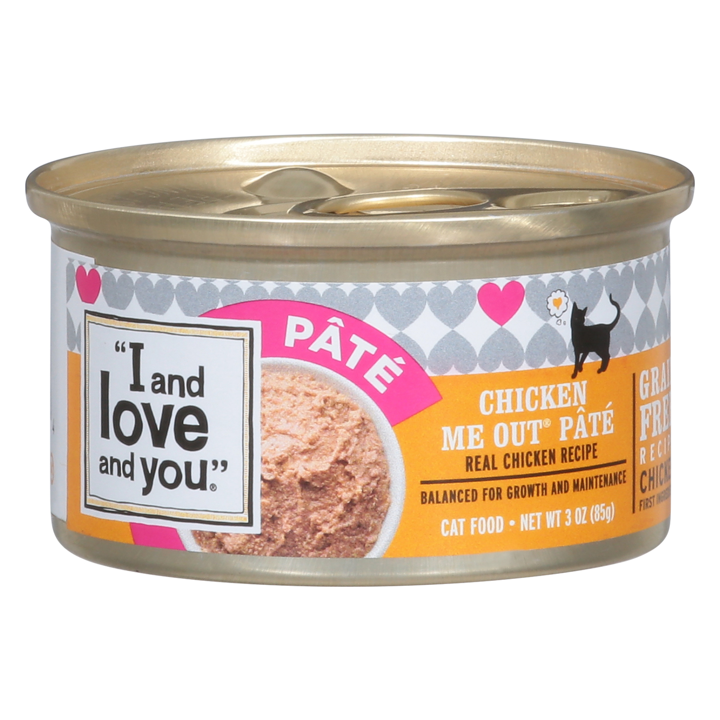 I and Love and You Chicken Me Out Pate Cat Food