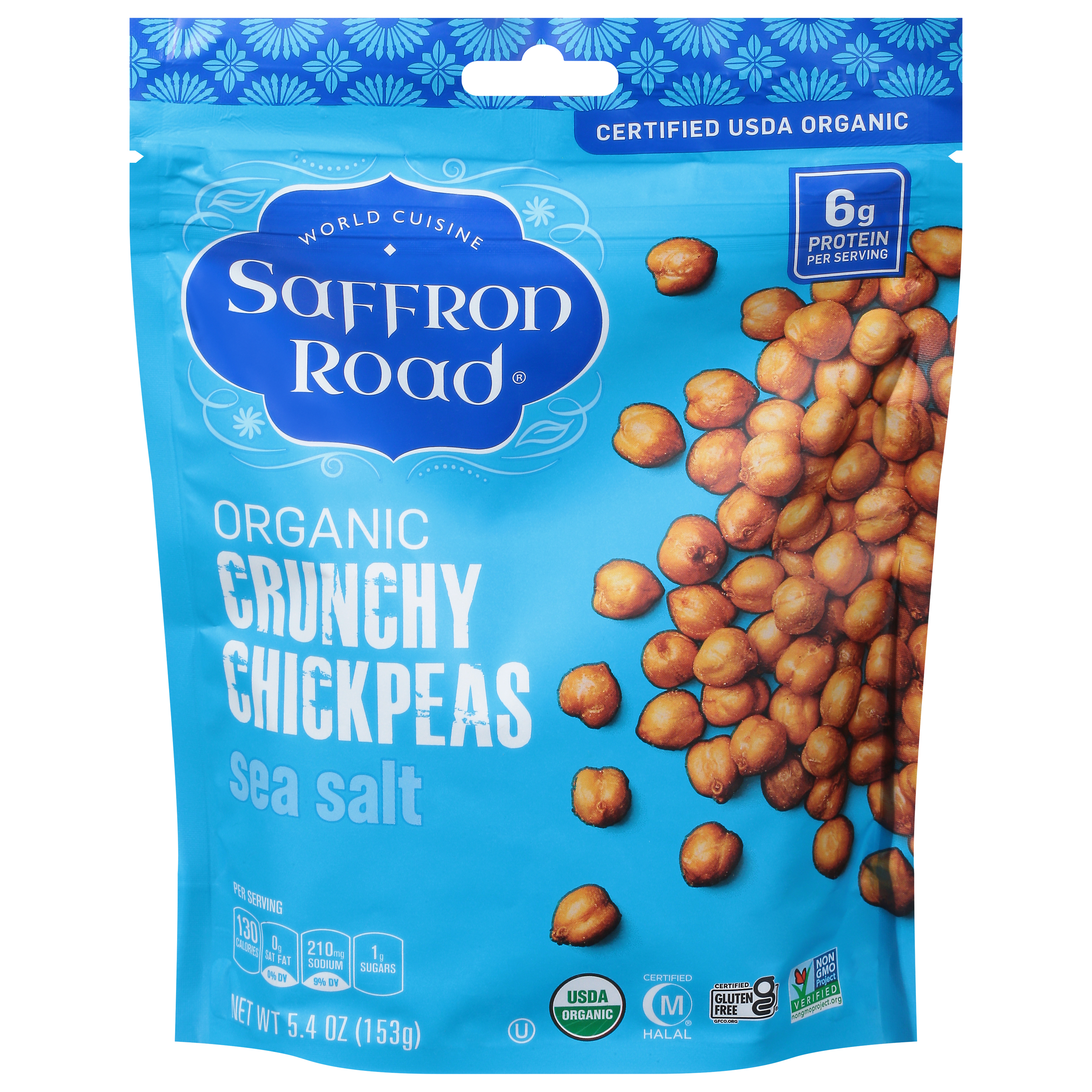Saffron Road Organic Sea Salt Crunchy Chickpeas