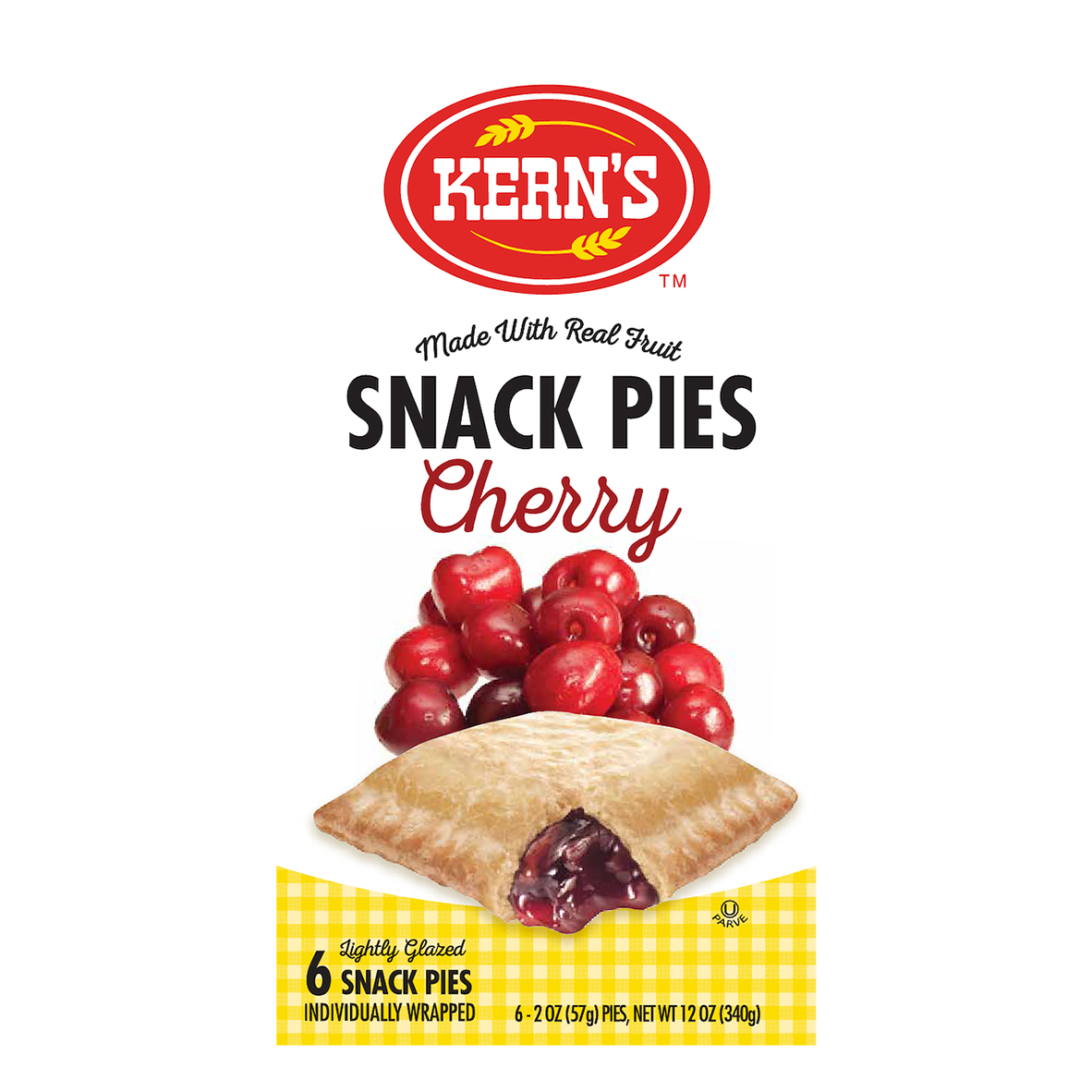 Kern's Cherry Lightly Glazed Snack Pies 6 ea