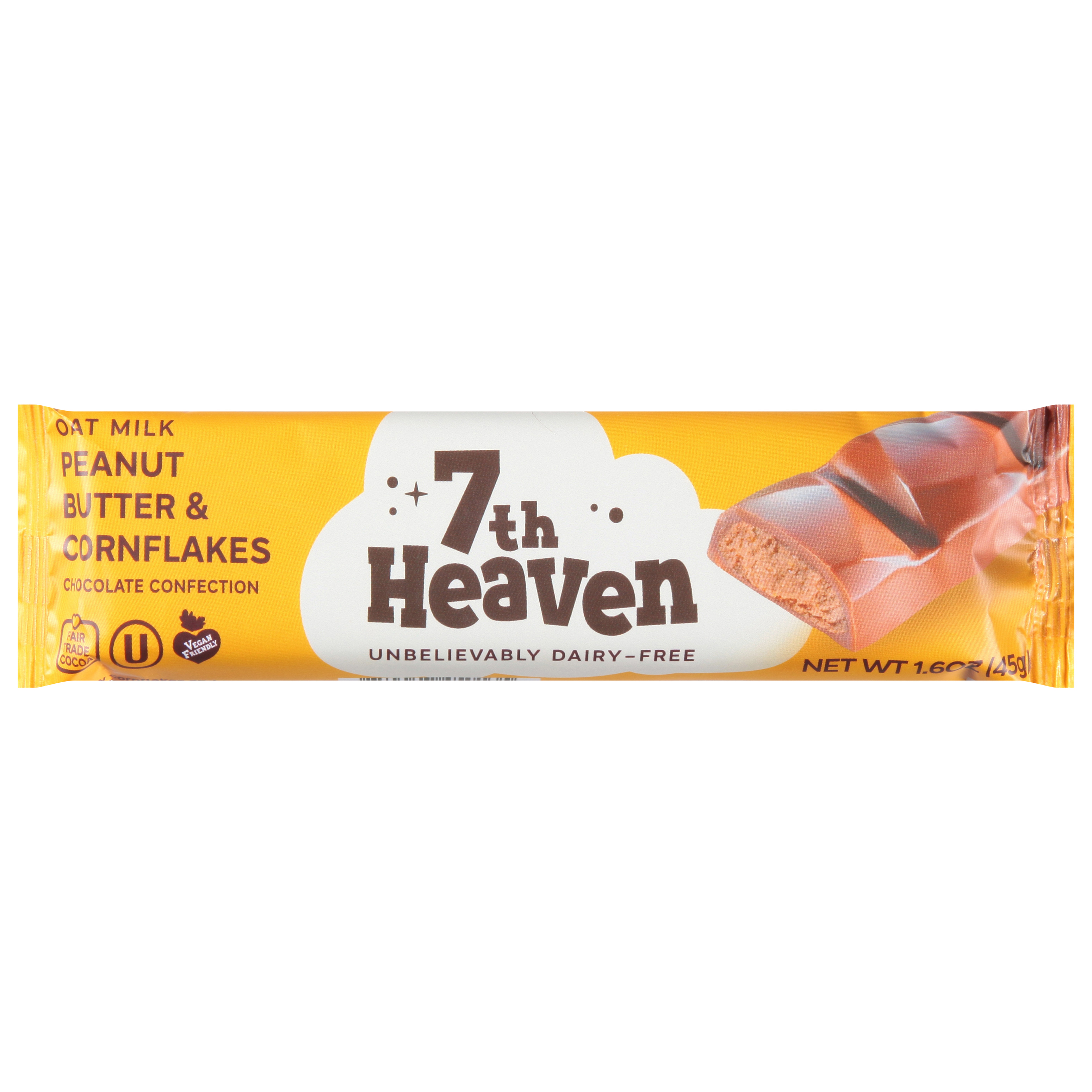 7th Heaven Oat Milk Peanut Butter & Cornflakes Chocolate Confection