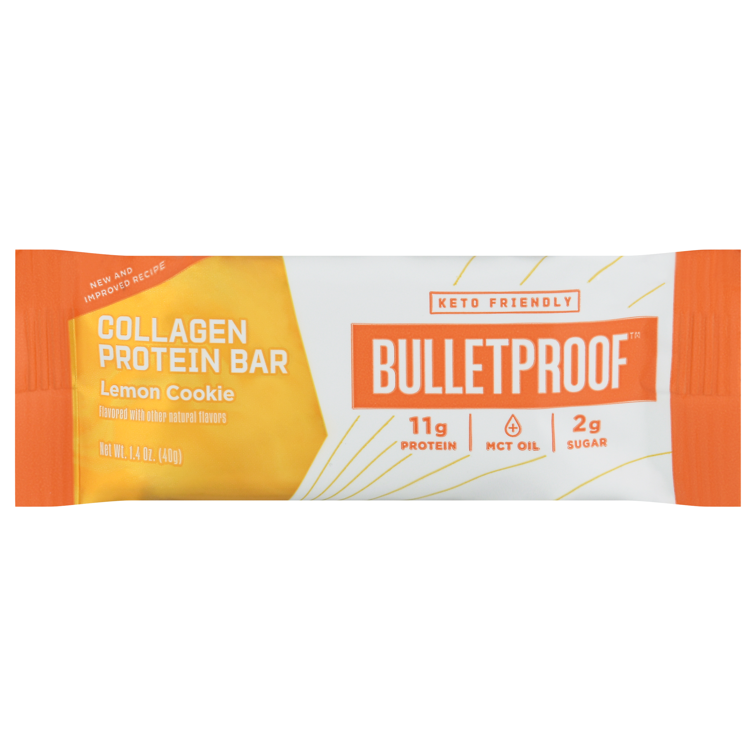 Bulletproof Lemon Cookie Collagen Protein Bar
