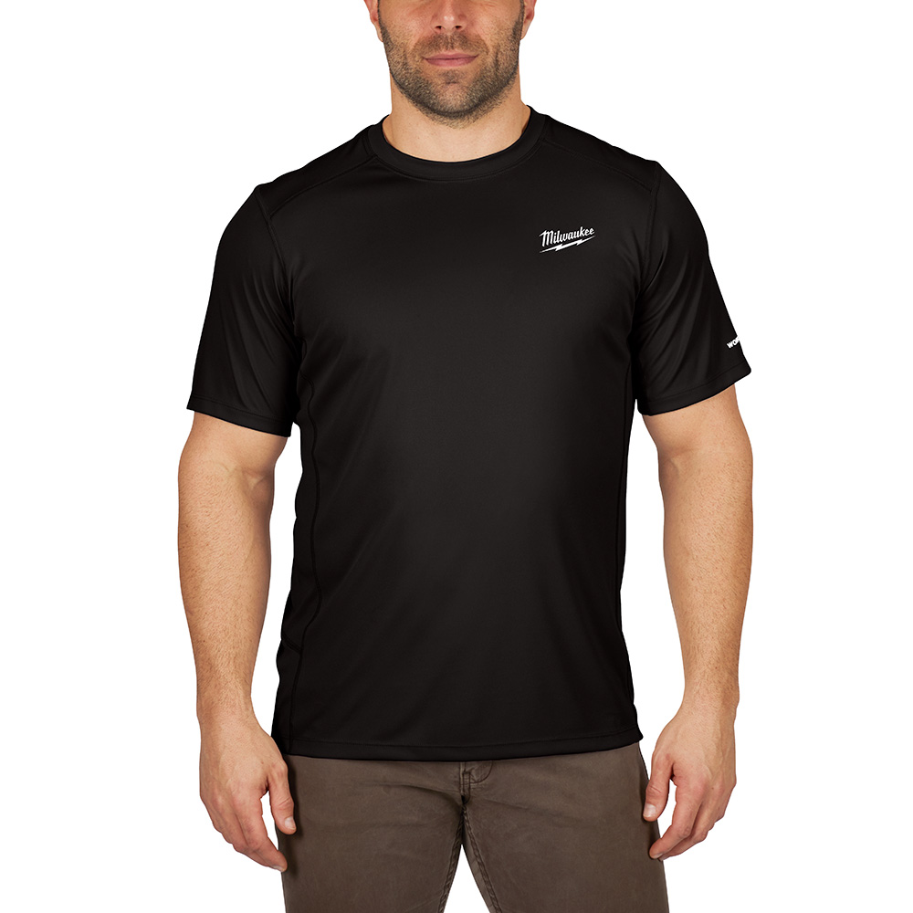 WORKSKIN Lightweight Performance Shirt - Short Sleeve - Black L