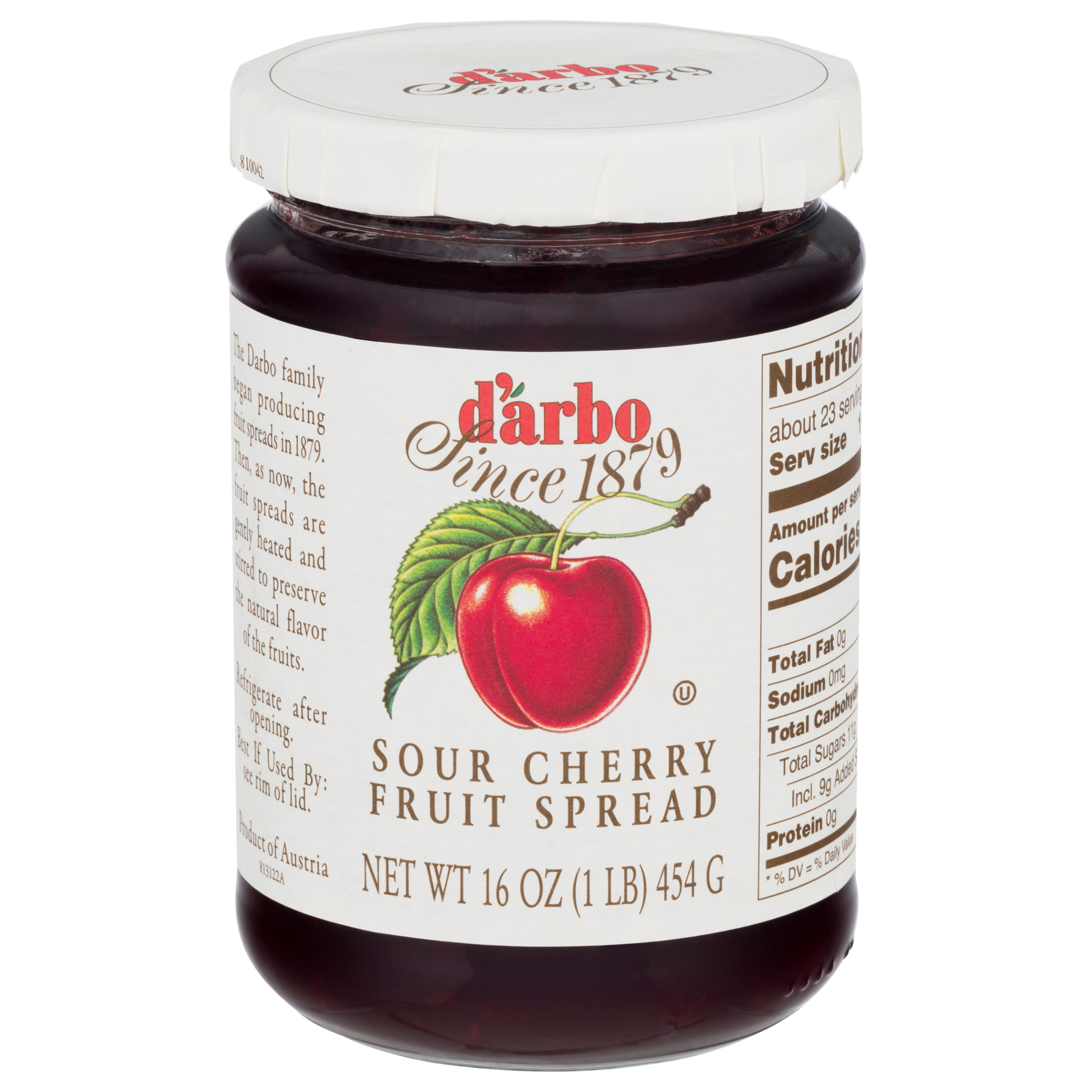 D'arbo Sour Cherry Fruit Spread