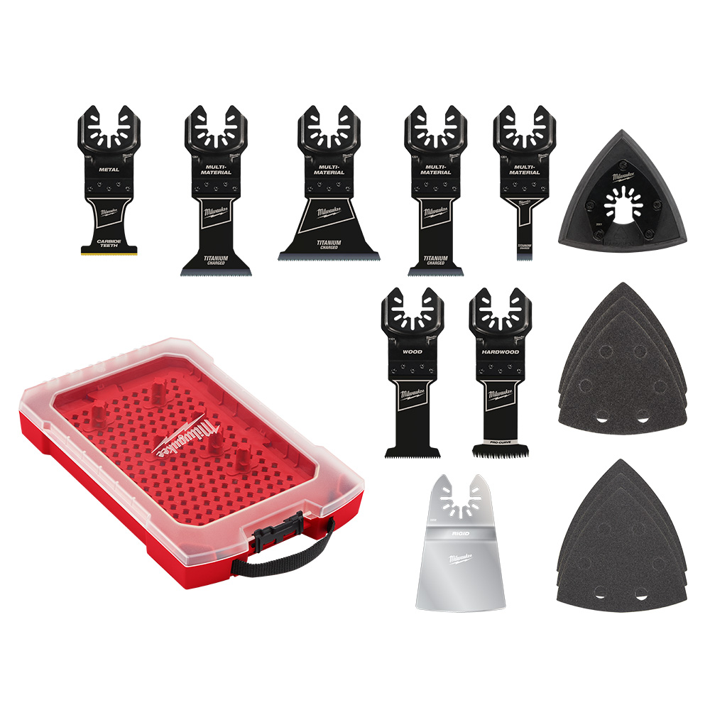 OPEN-LOK Multi-Tool Blade Variety Kit with Modular Case 15PC